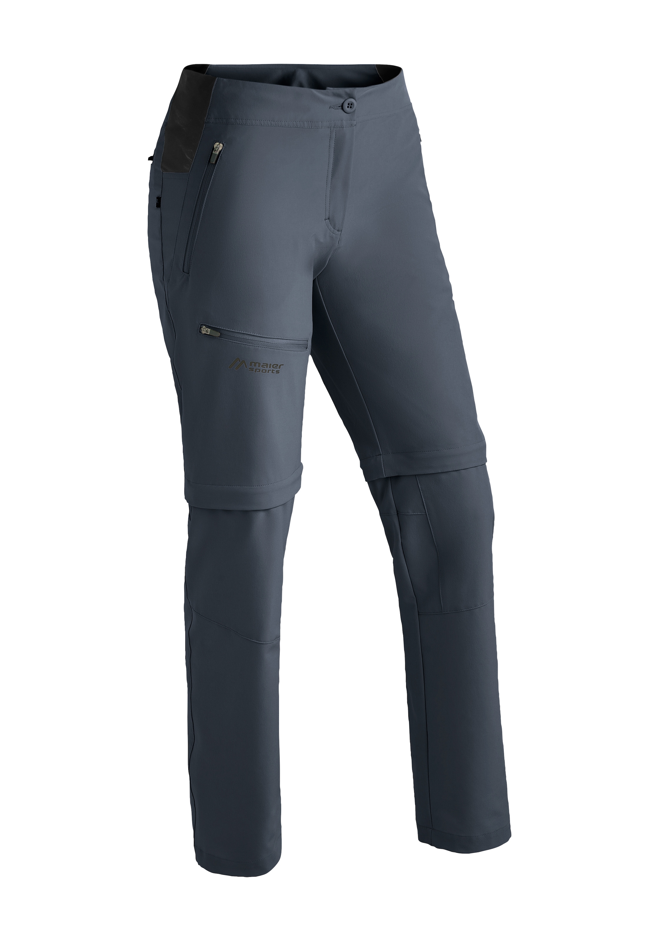 Maier Sports Outdoorhose "Latit Zip Vario", Damen zipp-off Wanderhose, elastische Funktionshose, 4 Taschen mit RV