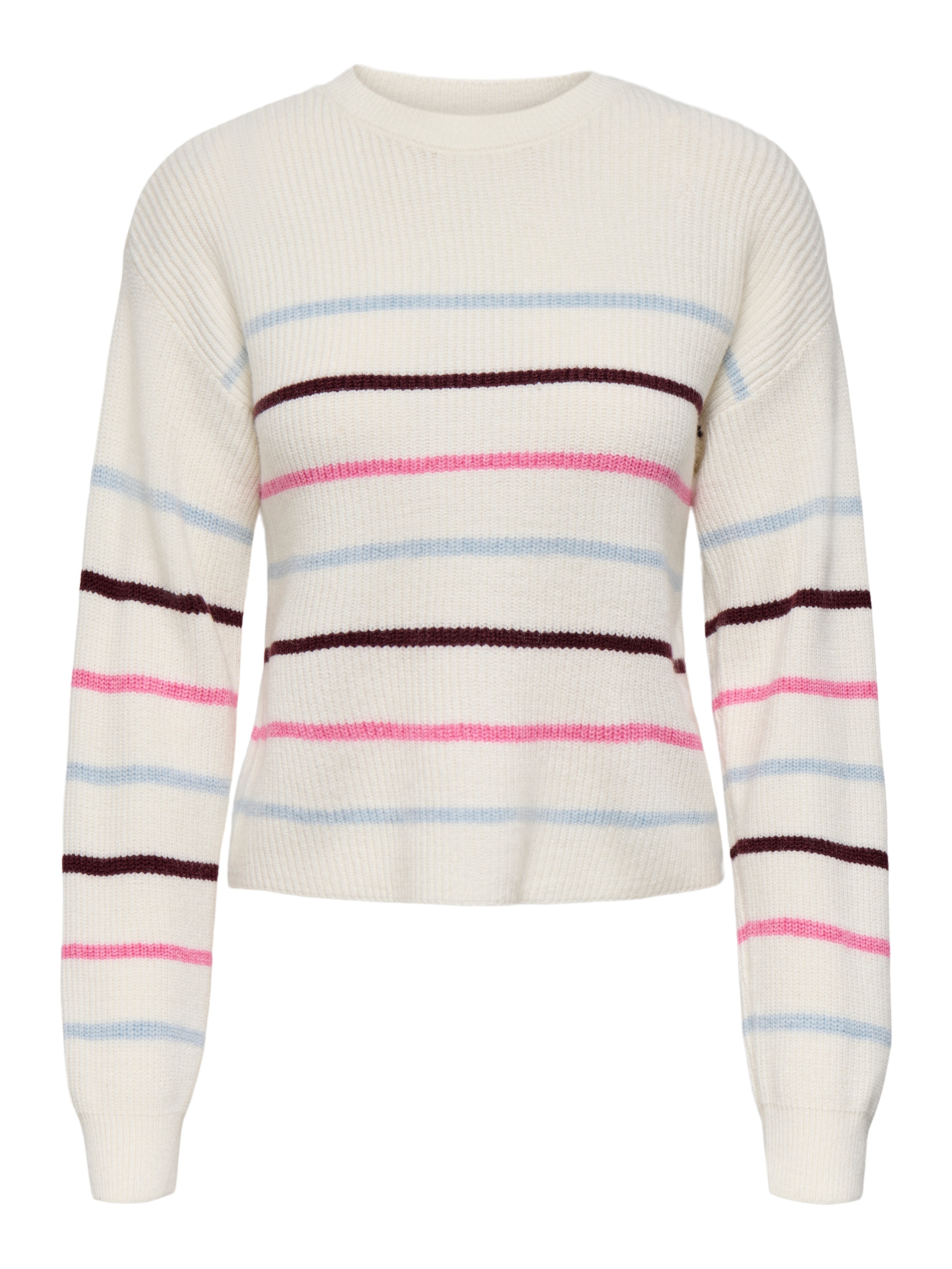 ONLY Strickpullover "ONLIBI LS STRIPE O-NECK CC KNT" günstig online kaufen