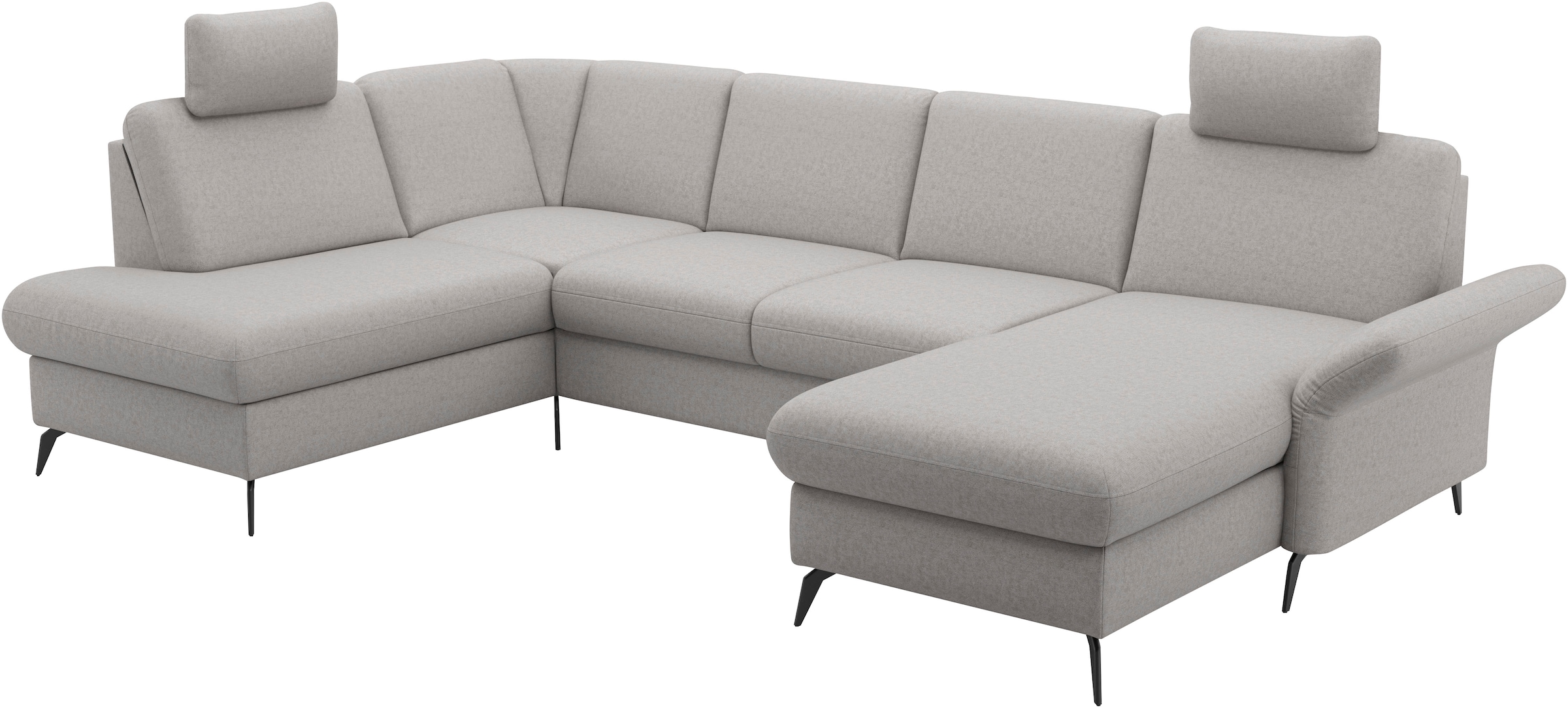 Home affaire Wohnlandschaft »Rochelle«, optional: Armteilverstellung, klappbar, Bettkasen
