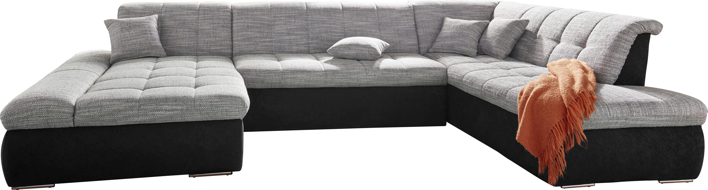 DOMO collection Wohnlandschaft "PB Moric wahlweise mit Bettfunktion und Arm günstig online kaufen