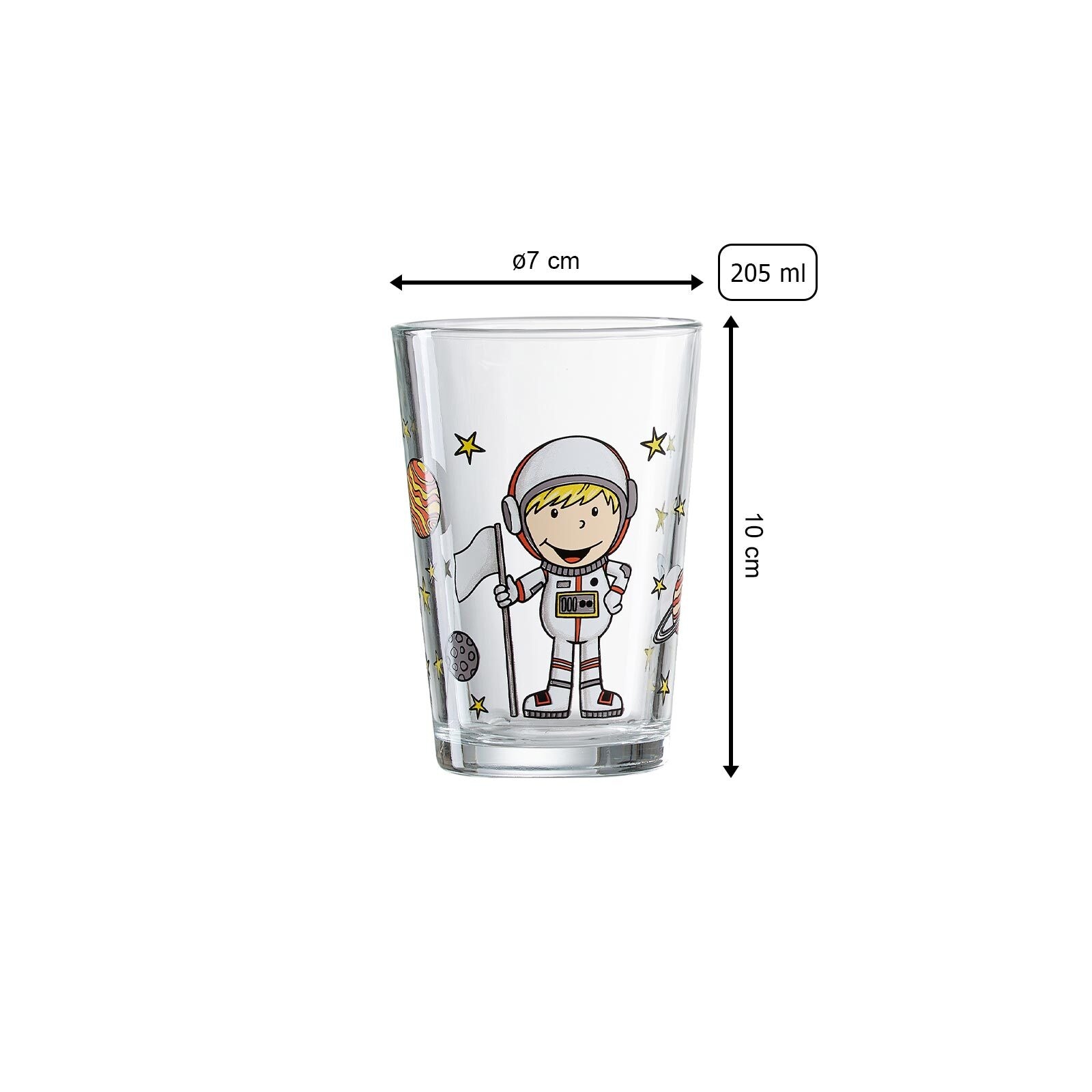 Ritzenhoff & Breker Kinderbecher »Kindergläser Berufe Jungen 205 ml 3er Set bunt«