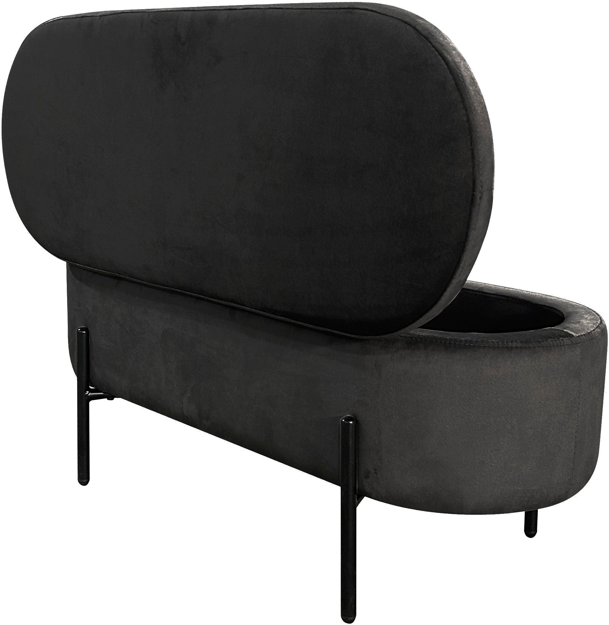 byLIVING Sitzbank »NOVA« Samt, mit Stauraum/Truhe, Innenmaß Truhe 26,5 x 83cm, Höhe: 19 cm