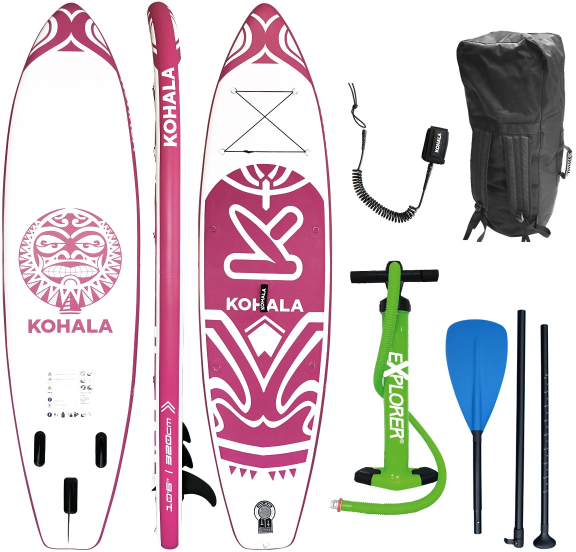 KOHALA Inflatable SUP-Board »Kohala«, (6 tlg.) auf Rechnung kaufen | BAUR