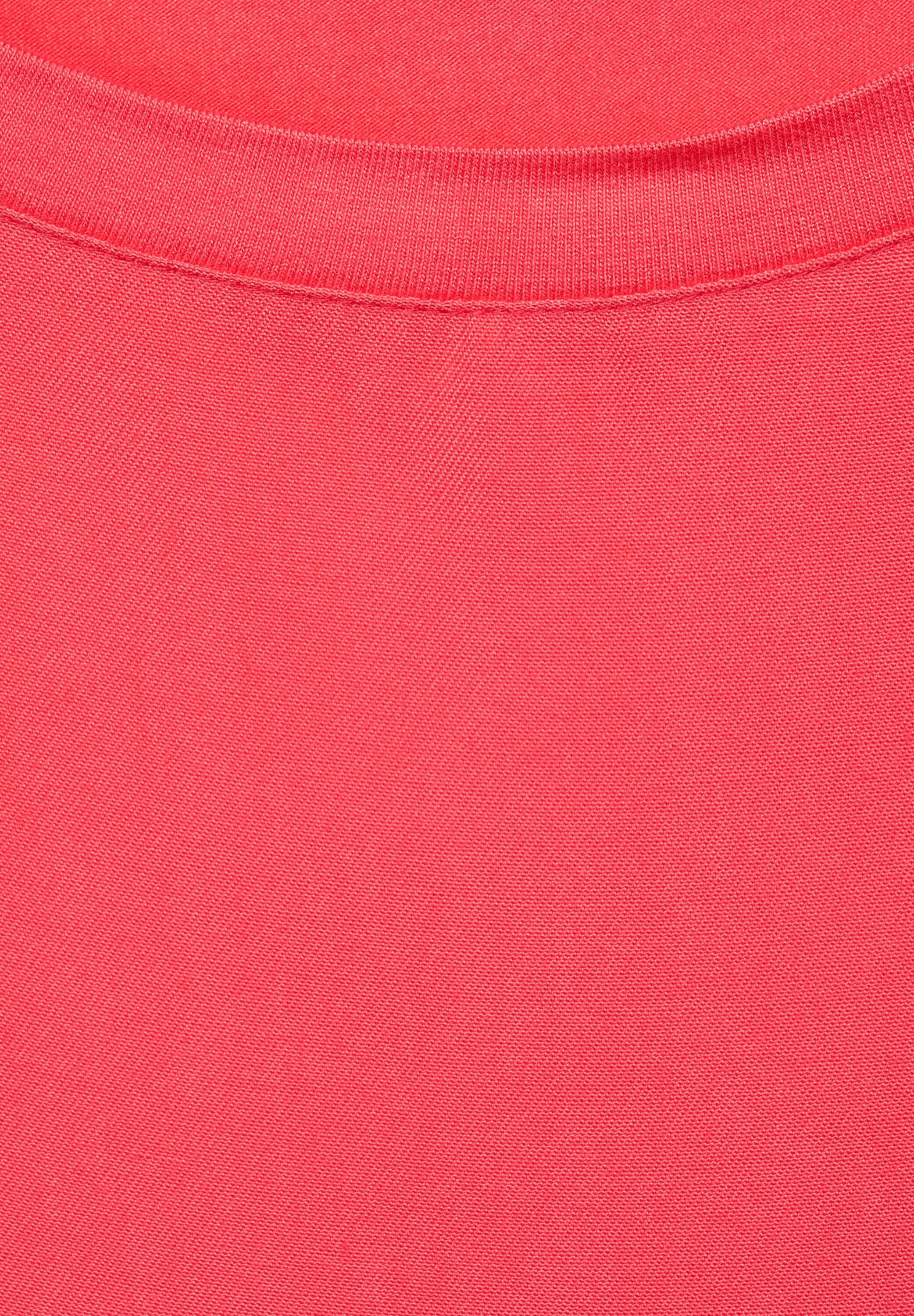 STREET ONE T-Shirt, mit Materialmix