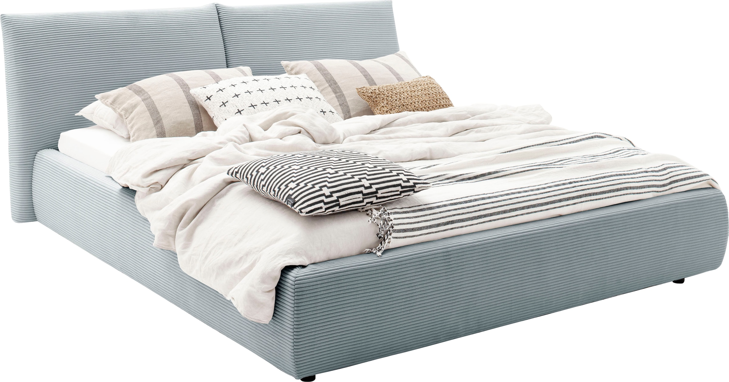 PLACES OF STYLE Polsterbett "Priora in 4 Breiten bis 200cm" auch in NaturLE günstig online kaufen