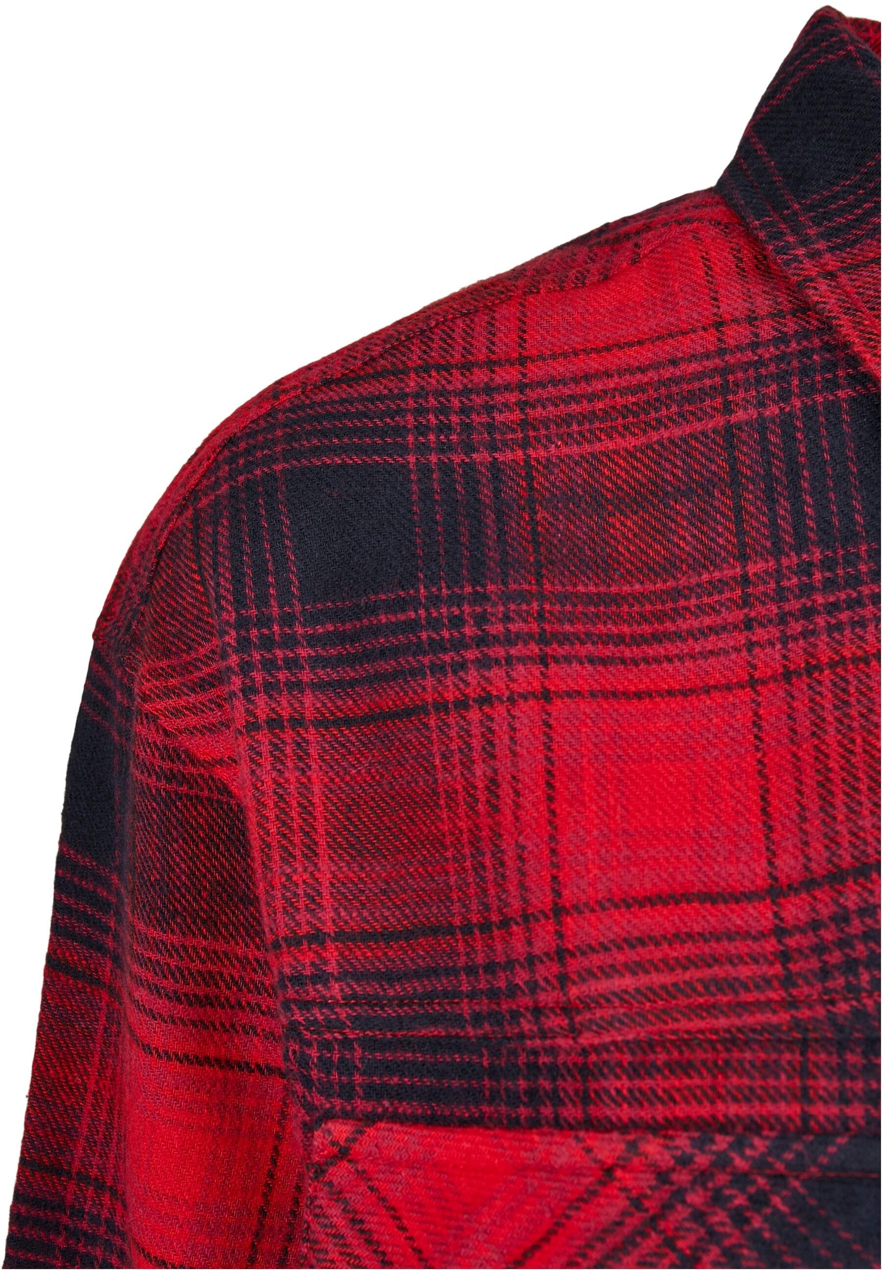 URBAN CLASSICS Langarmhemd »Urban Classics Damen Ladies Check Overshirt«, (1 tlg.)
