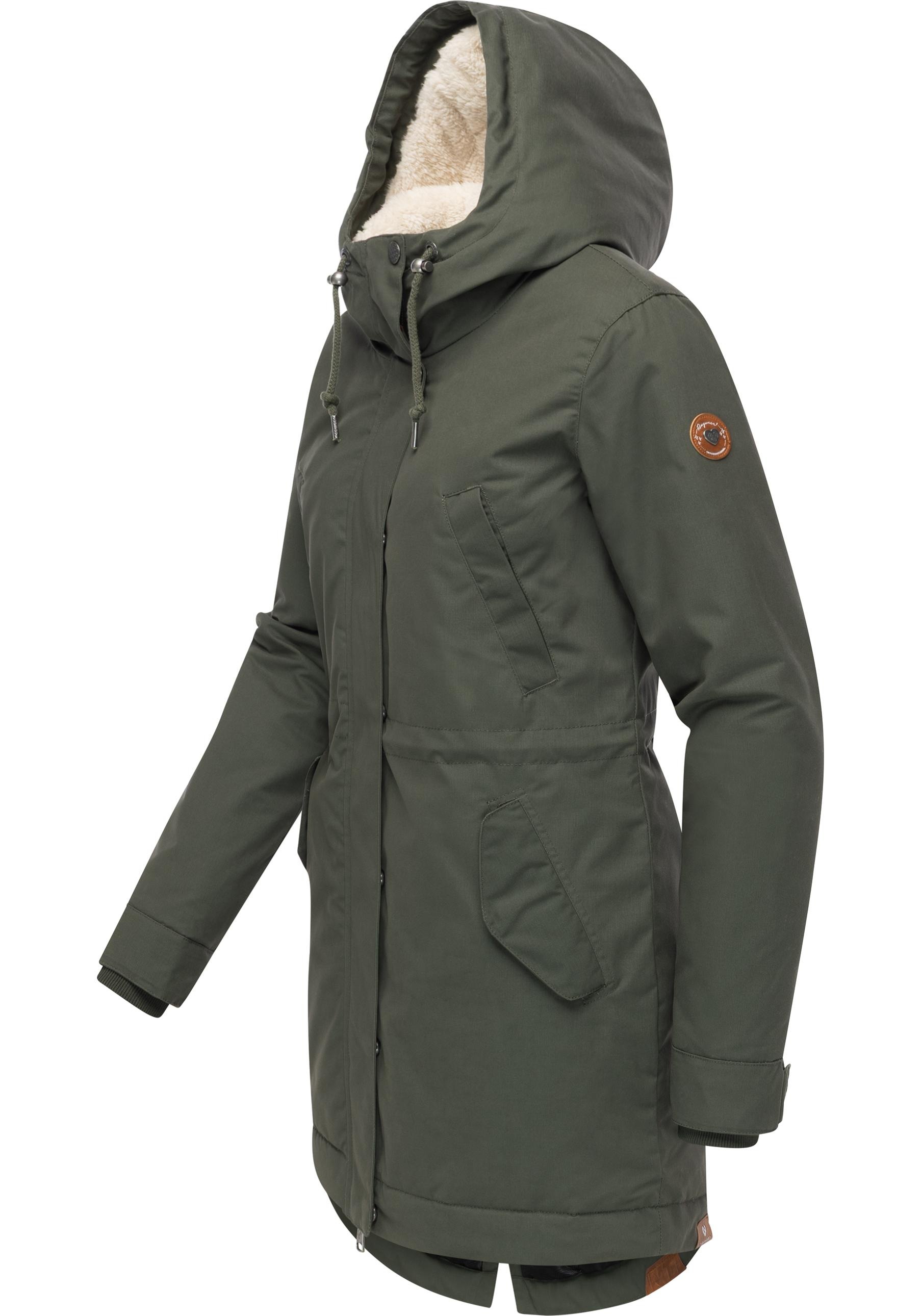 Ragwear Kurzmantel "Cannas YOUMODO", Kurzer Damen Mantel mit verstellbarer günstig online kaufen