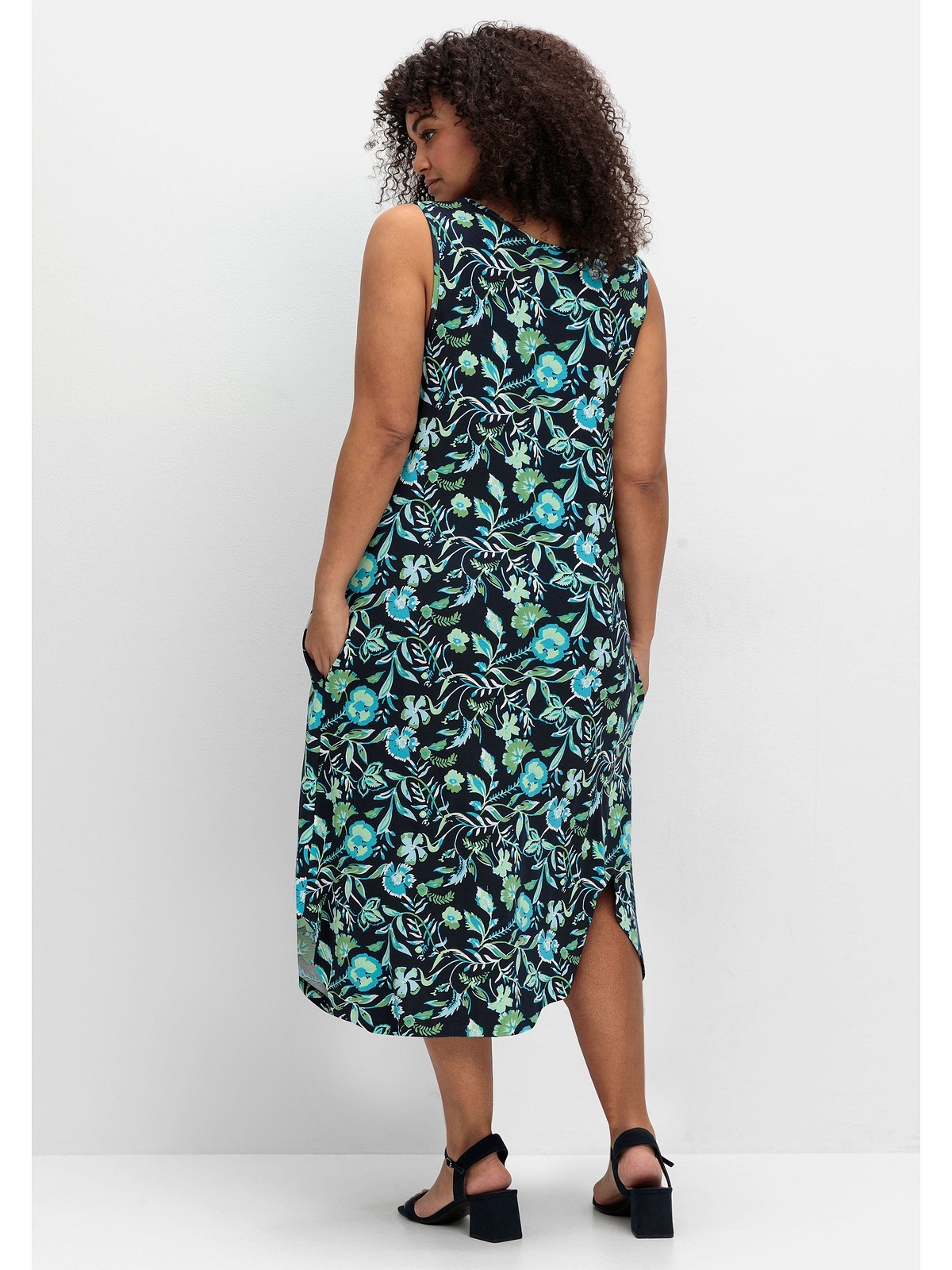 Sheego Jerseykleid "Große Größen", mit Ornamentprint günstig online kaufen