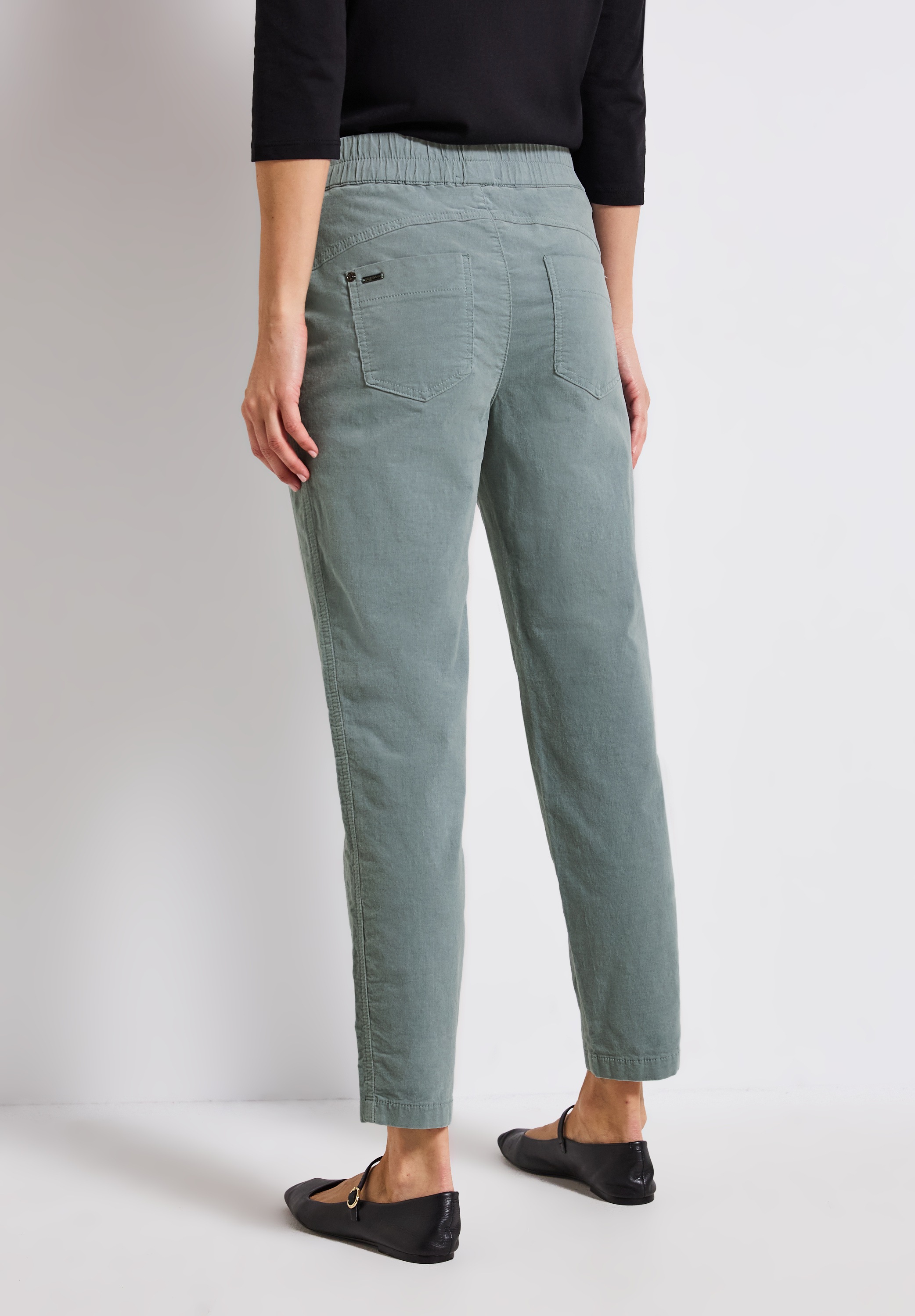 STREET ONE Cordhose Middle Waist günstig online kaufen