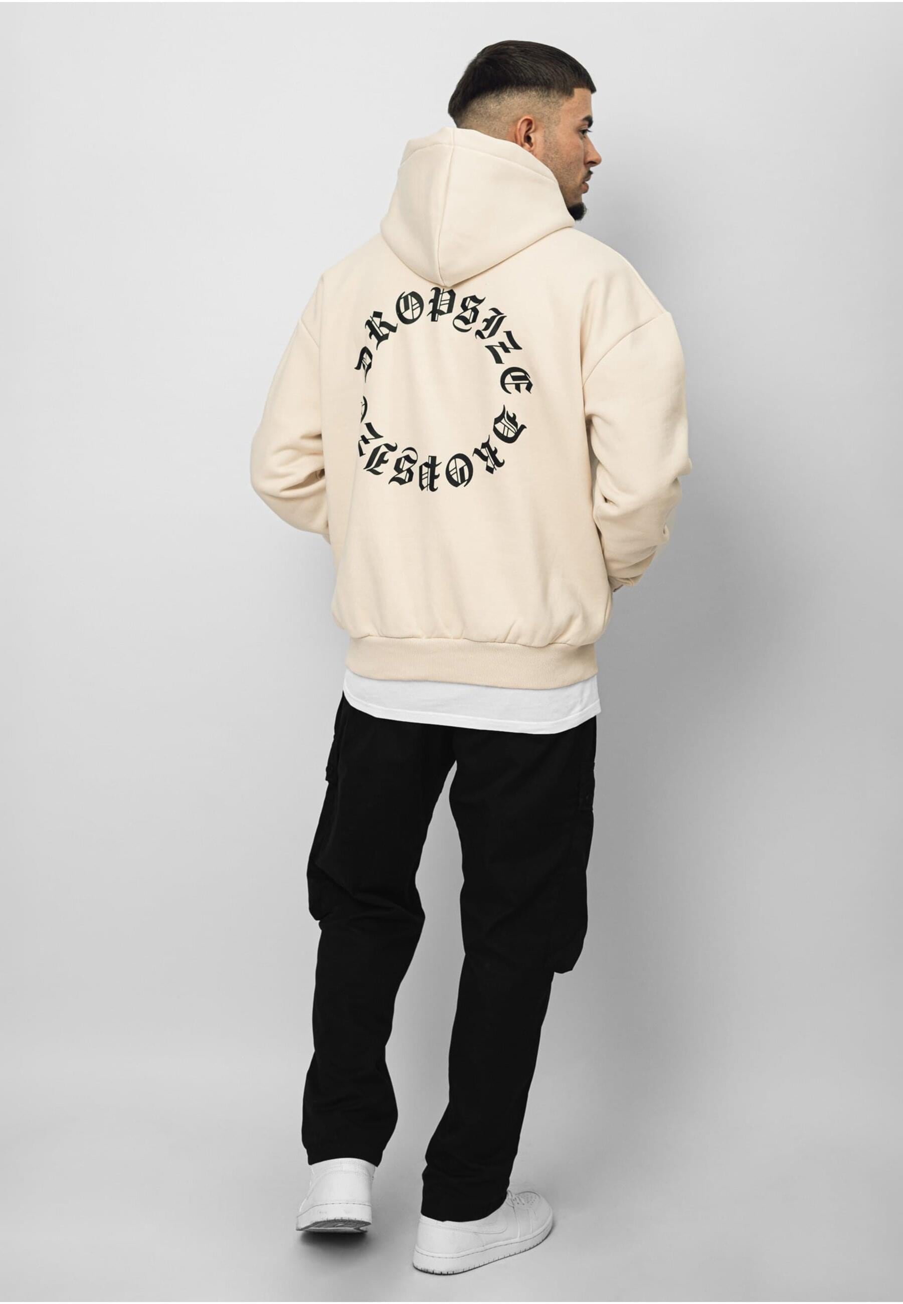 Dropsize Kapuzensweatshirt »Dropsize Herren Heavy Oversize Circle Hoodie«, (1 tlg.)