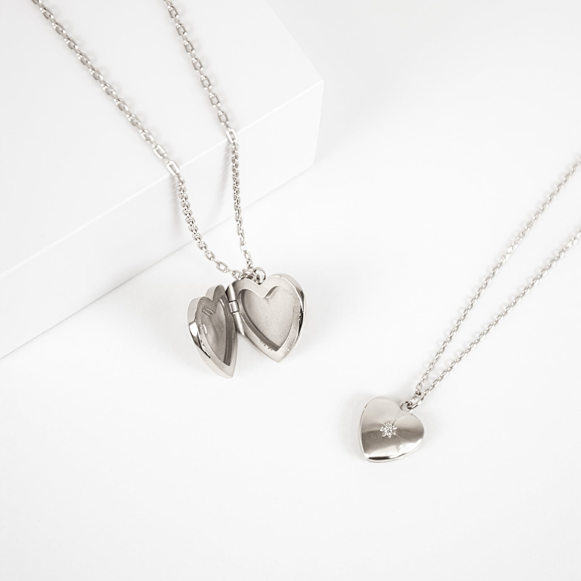 Tamaris Kette mit Anhänger »Schmuck Geschenk Edelstahl Halskette Herz Medaillon zum öffnen«