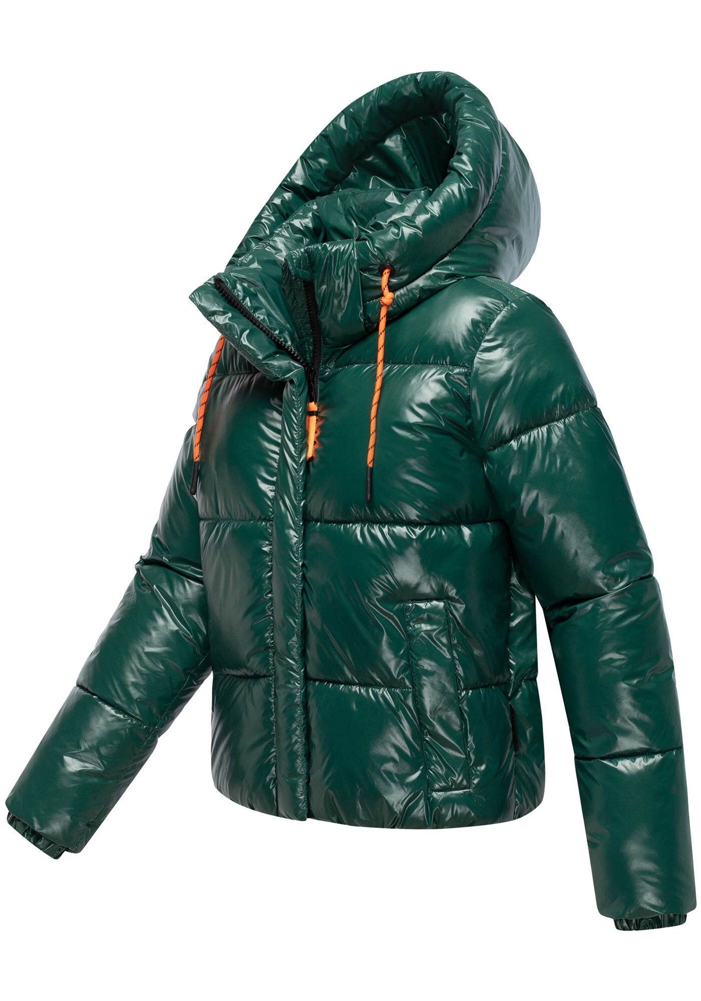 Marikoo Winterjacke »Skyraa«, Leicht glänzendes Obermaterial mit moderner Steppung