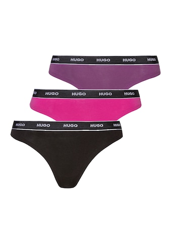 HUGO underwear T-String (Packung 3 St.) su Logo-Wäsch...