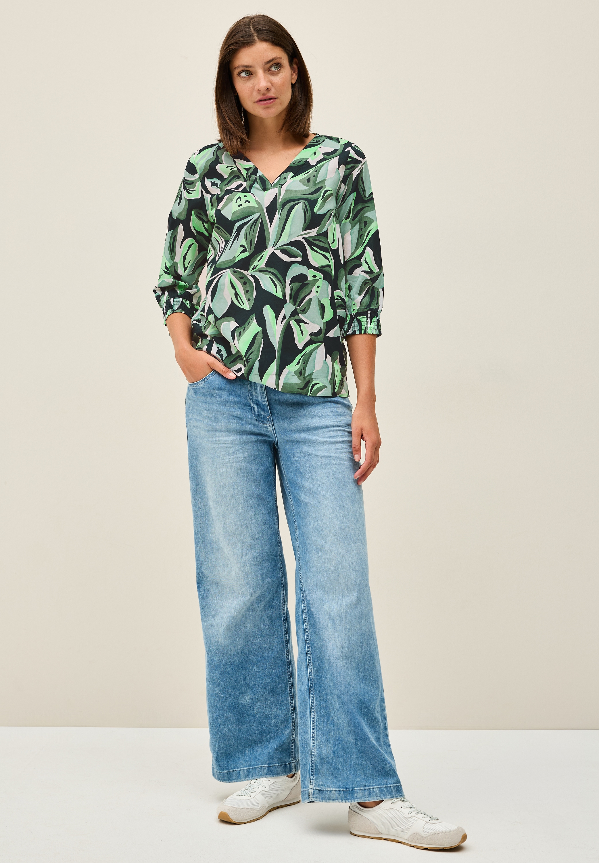 Cecil Shirtbluse, aus reiner Baumwolle