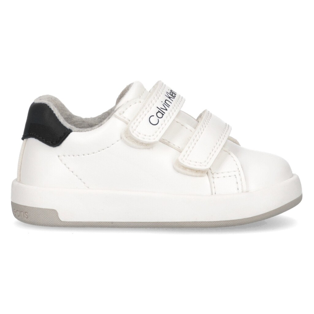 Schuhe Babyschuhe Calvin Klein Jeans Sneaker »LOW CUT VELCRO«, mit zwei praktischen Klettriemchen weiß-schwarz Schuhe Babyschuhe Calvin Klein Jeans Sneaker »LOW CUT VELCRO«, mit zwei praktischen Klettriemchen weiß-schwarz