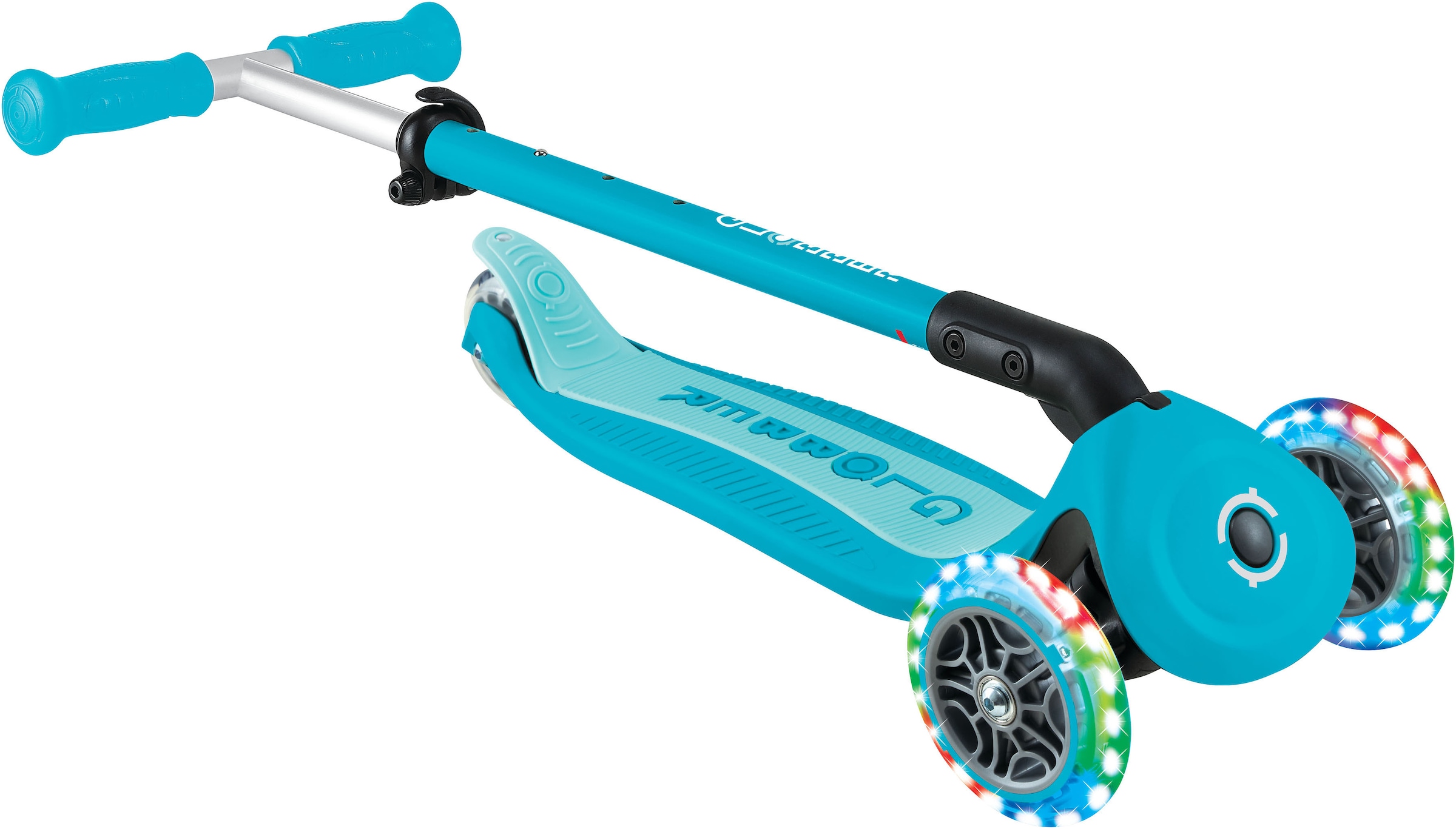 Globber Tretroller »GO-UP ACTIVE LIGHTS 360, mit Leuchtrollen«