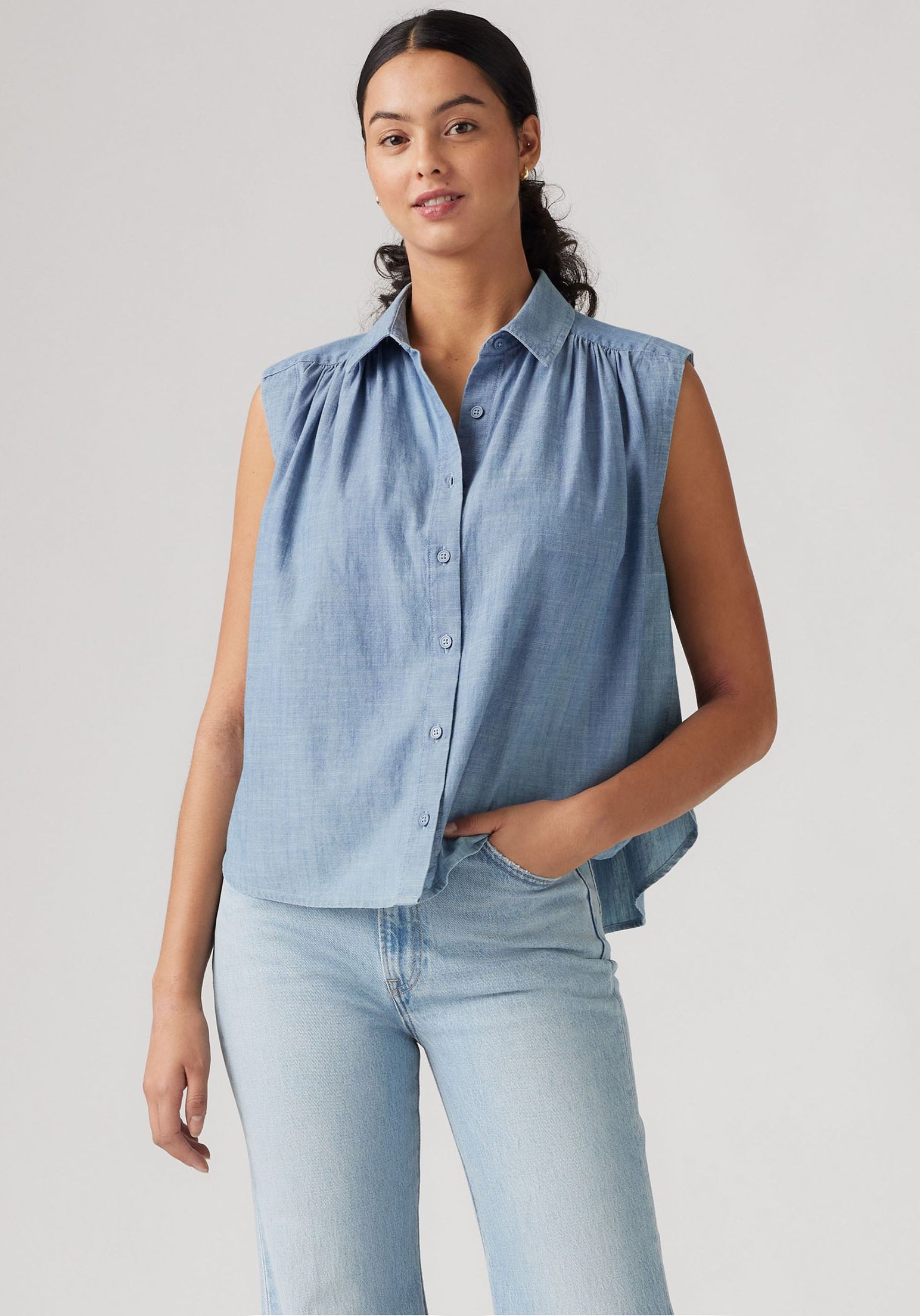 Levis Jeansbluse "GRACEN COMM SL BLOUSE" günstig online kaufen