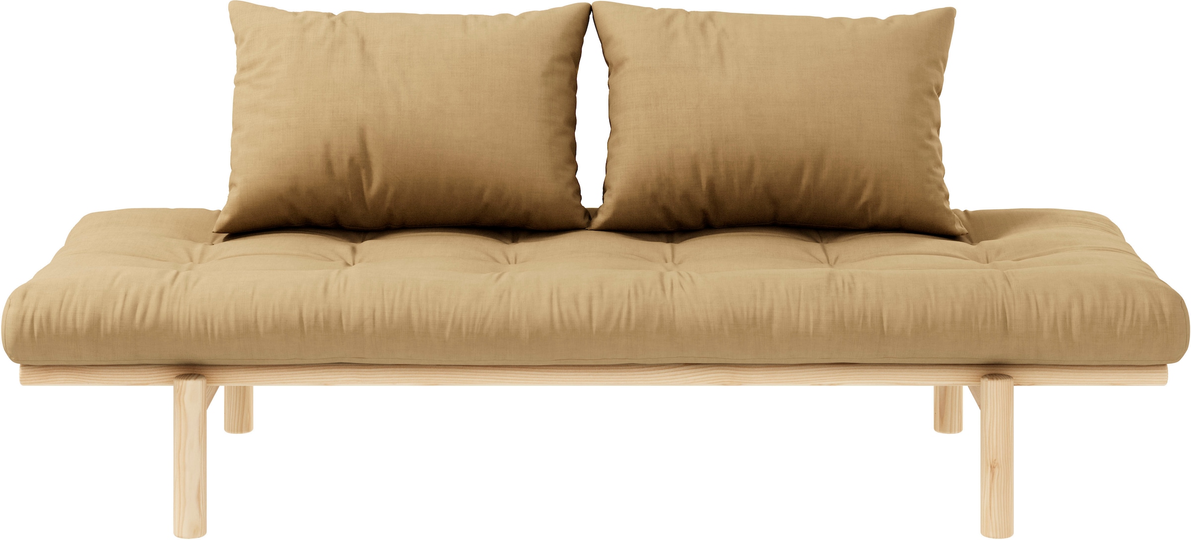 Karup Design Daybett "Pace" Set, 2 Stk. tlg. aus massiven Kiefernholz, inkl. Futonmatratze