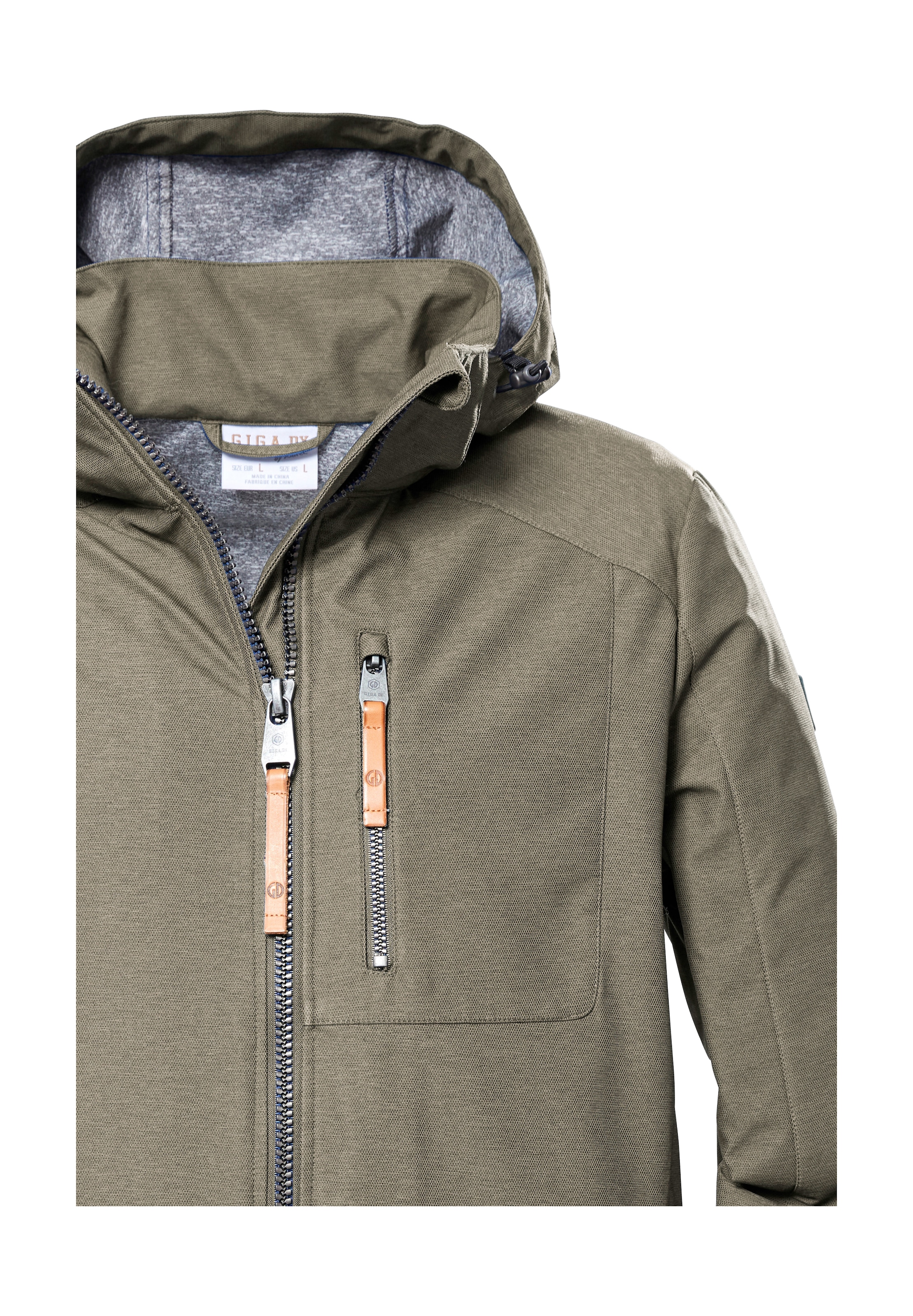 G.I.G.A. DX by killtec Softshelljacke »GS 7 MN SFTSHLL JCKT«, Herren Softshelljacke: wasserabweisend, abnehmbare Kapuze, nachhaltig