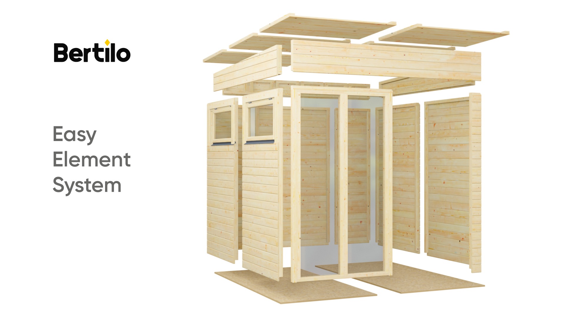 KONIFERA Gartenhaus »Pentus 2 Office Lounge«