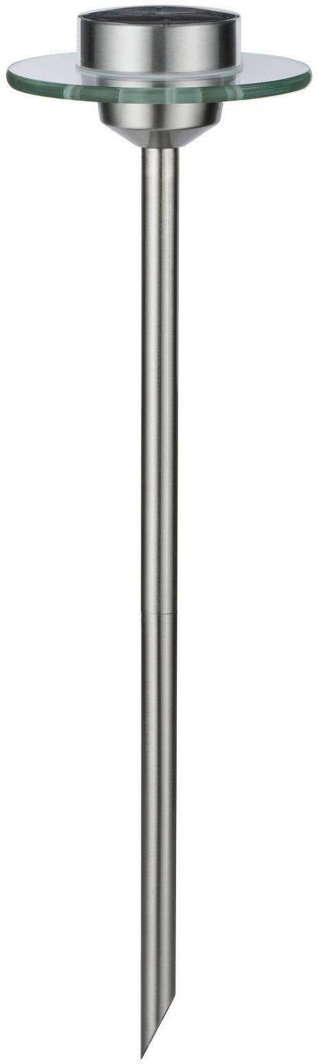 Thumbnail - Paulmann LED Gartenleuchte "Solarspieß Ufo IP44 LED 1x0,2W Edelstahl/Klar Edelstahl/Glas" LED-Modul 1 Stk. Warmweiß LED-...