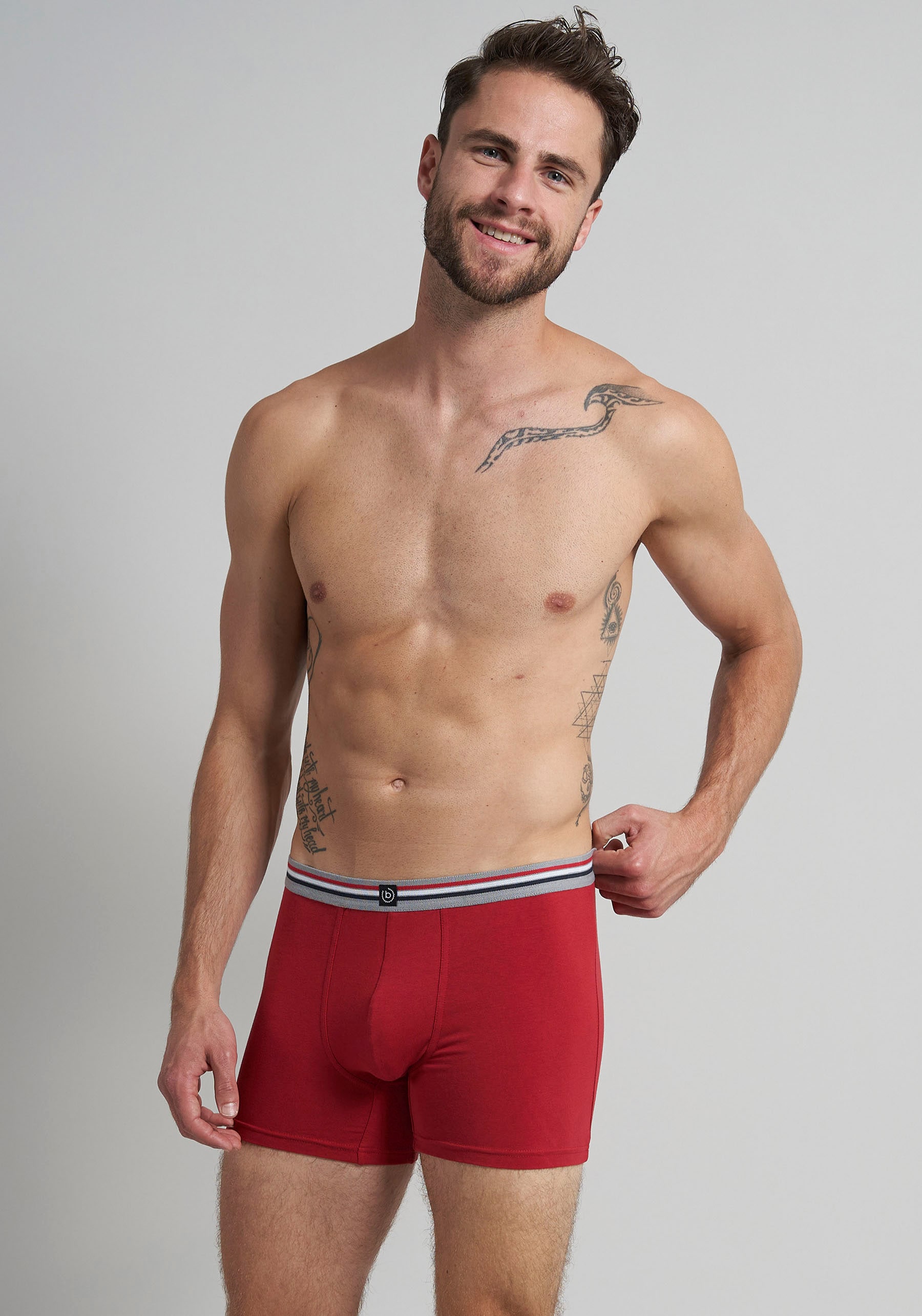 bugatti Boxershorts »Prag«, (3 St.), für jeden Tag