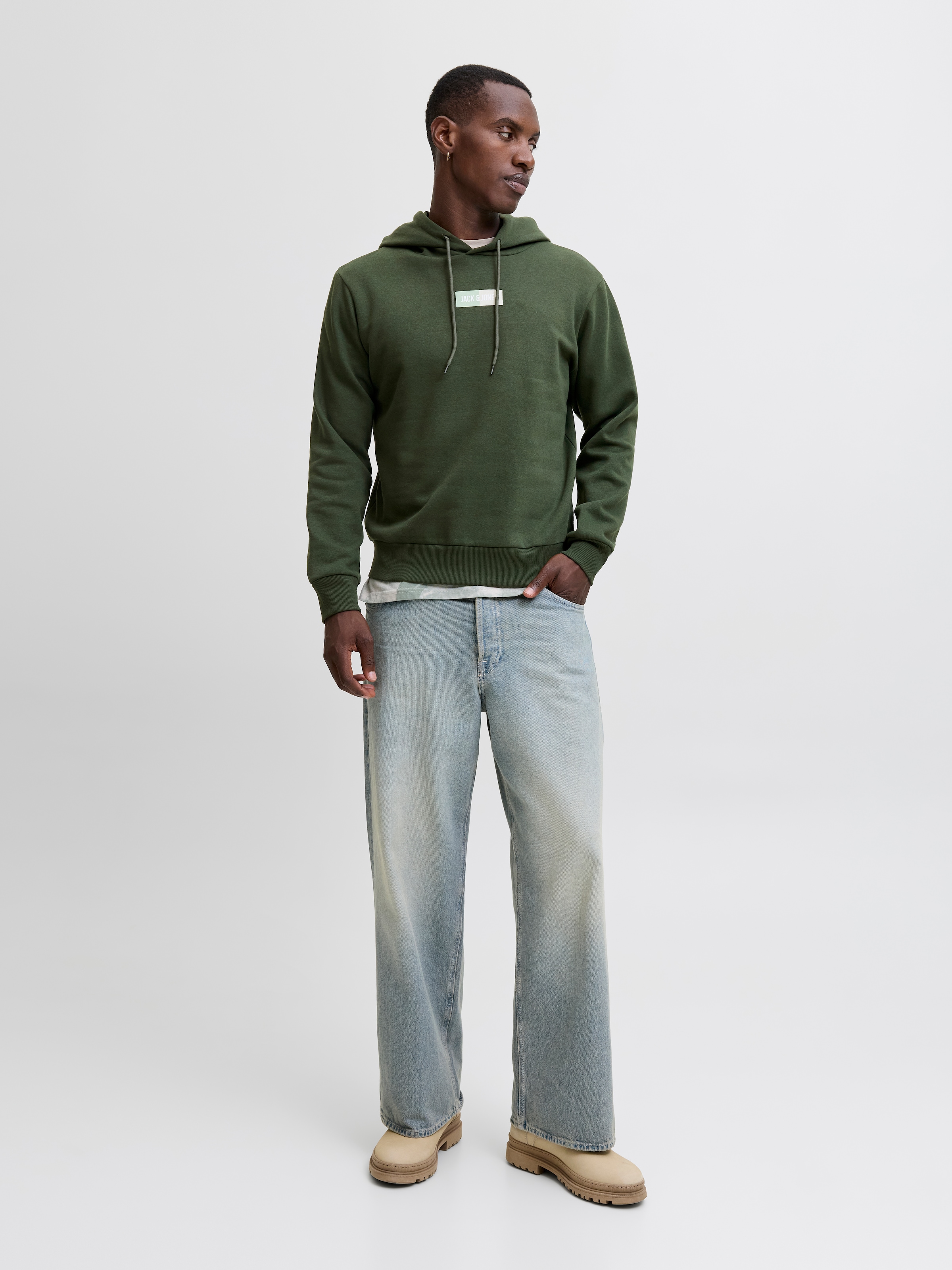 Jack & Jones Kapuzensweatshirt »JJPAN SWEAT HOOD«