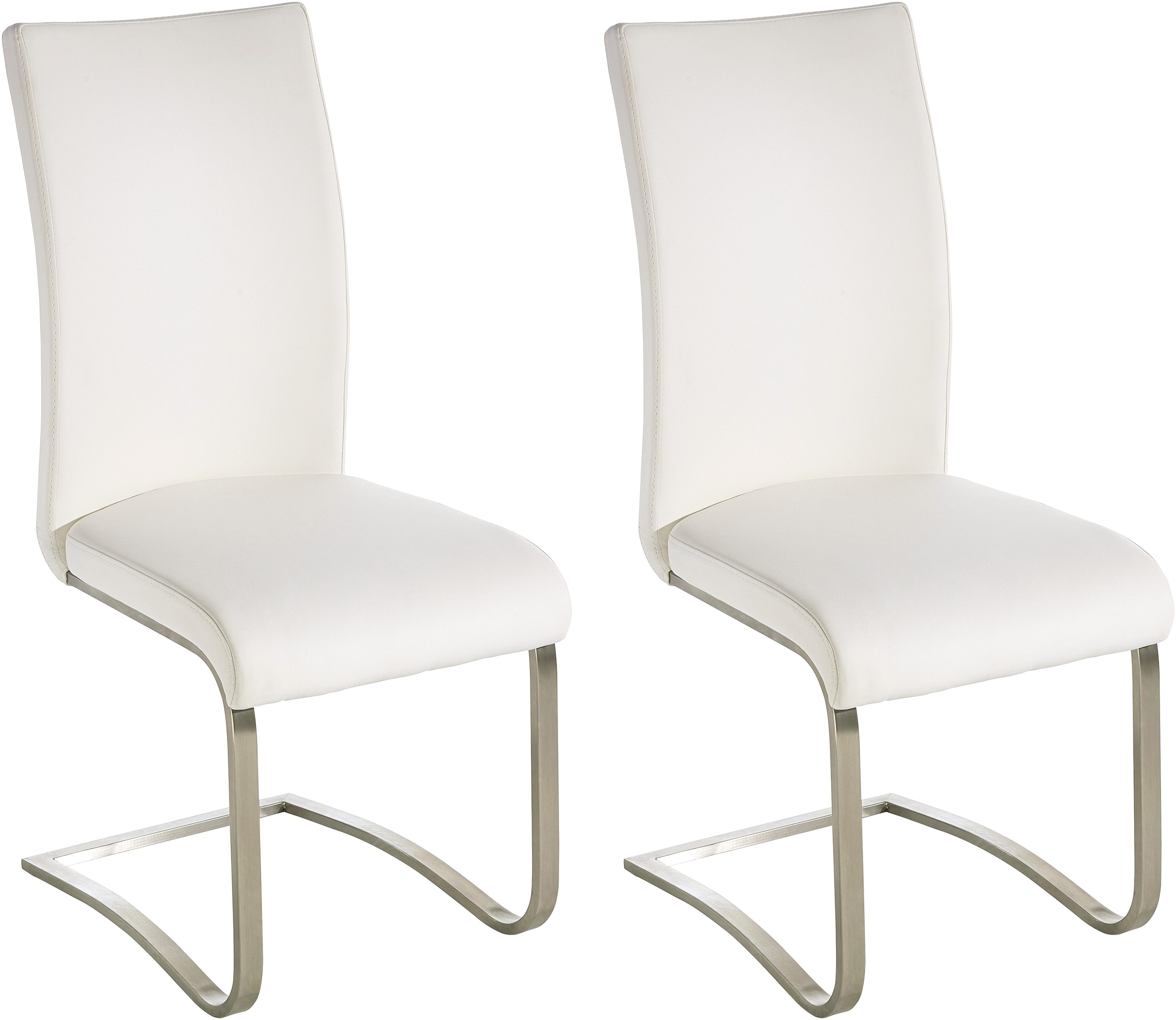 MCA furniture Freischwinger "Arco" (Set) 4 Stk. Kunstleder 2er-, 4er-, 6er- günstig online kaufen