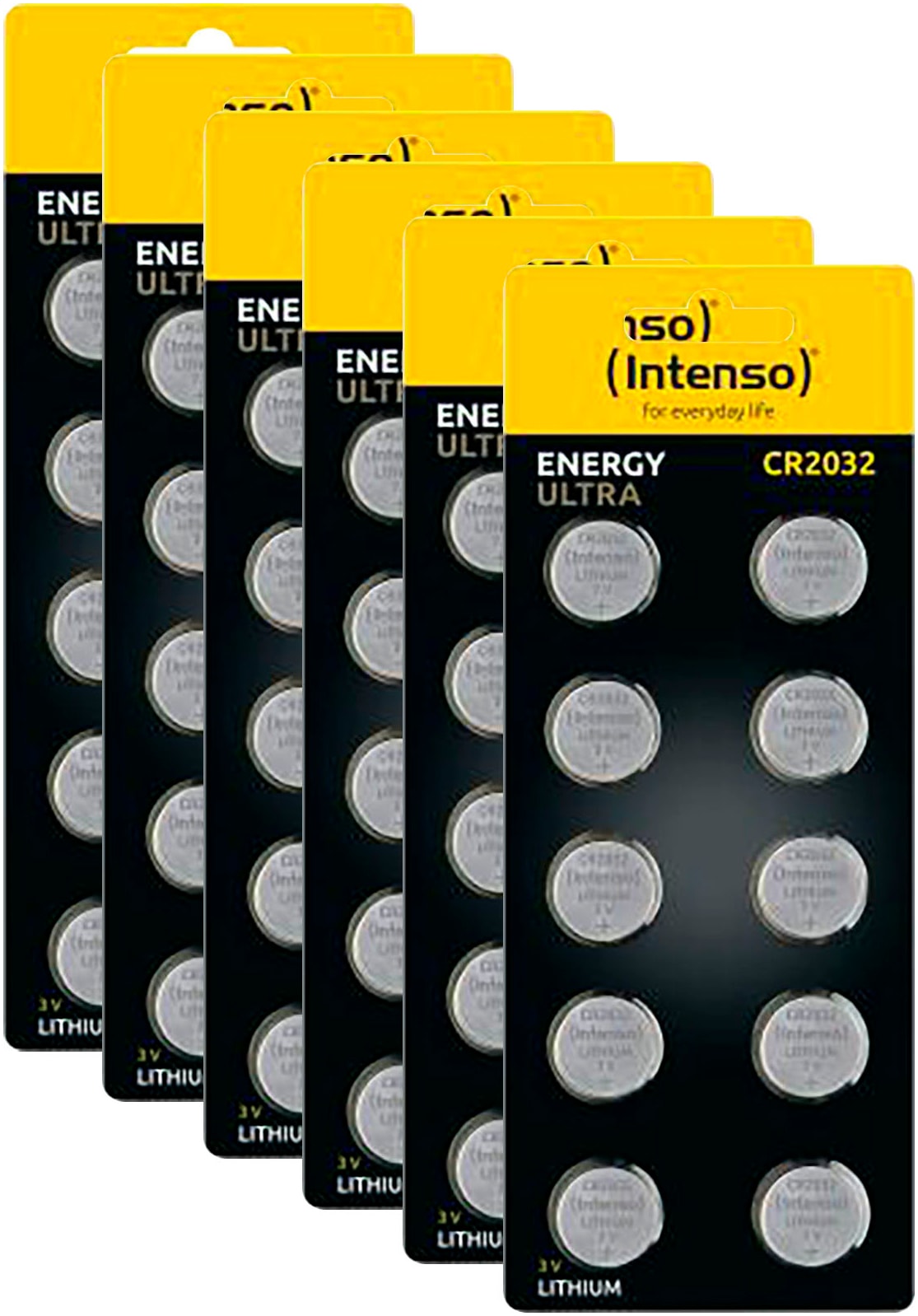 Knopfzelle »Lithium Knopfzellen Energy Ultra CR 2032 60er Pack«, (6 St.)