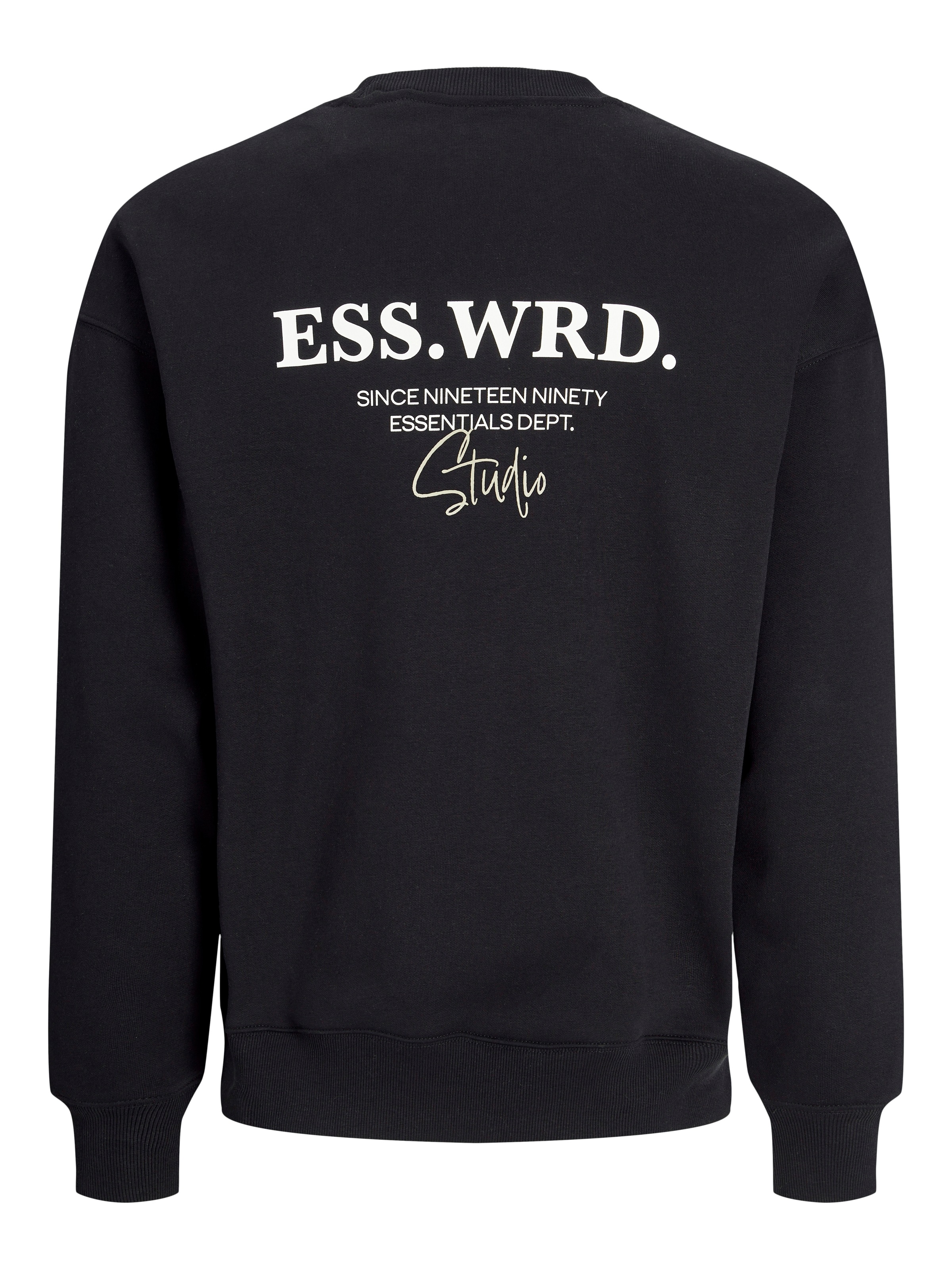 Jack & Jones Sweatshirt »JJEURBAN EDGE STUDIO SWEAT CREW NOOS«, mit Front und Back Print