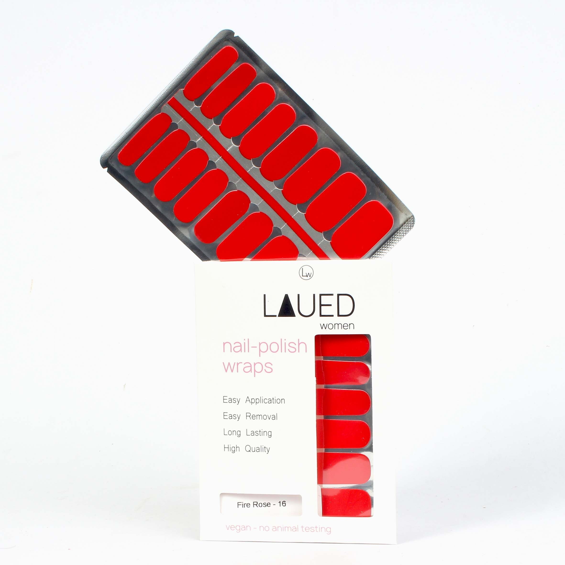 Black Friday LAUED Nagellack »solid red«, aus zertifizierter Produktion (SGS  / SEDEX) und Material (FSC) | BAUR