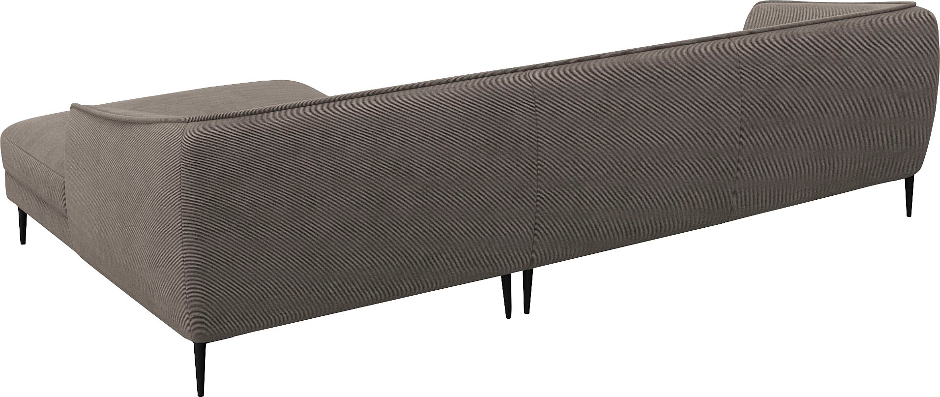 FLEXLUX Ecksofa »Belle Designsofa, L-Form, B/T 288/149 cm«, Skandinavisches Design, In hochwertiger Verarbeitung