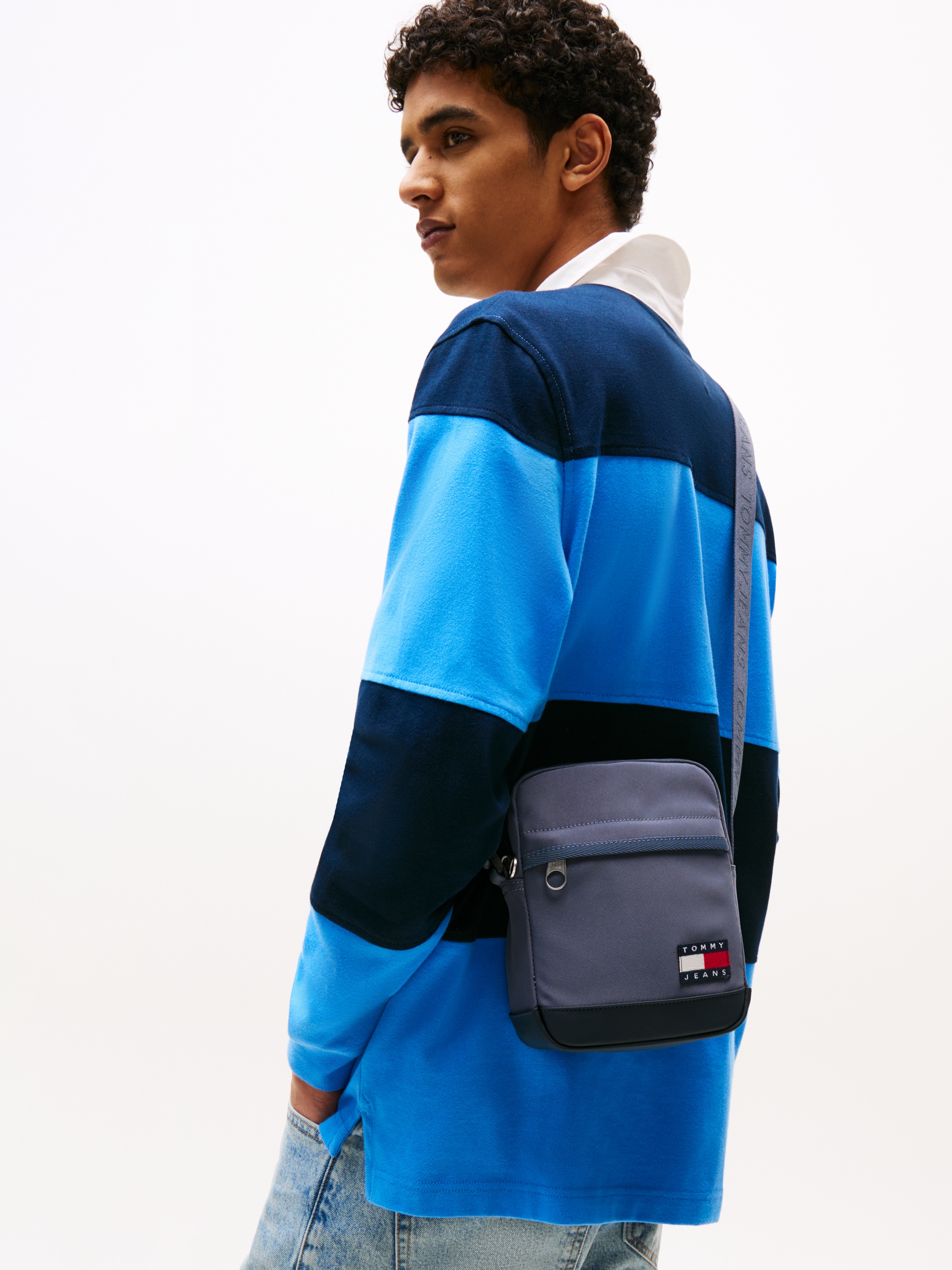 Tommy Jeans Umhängetasche »TJM ESS DAILY REPORTER«, Men, Schultertasche, Crossbodybag mit Logo-Schriftzug