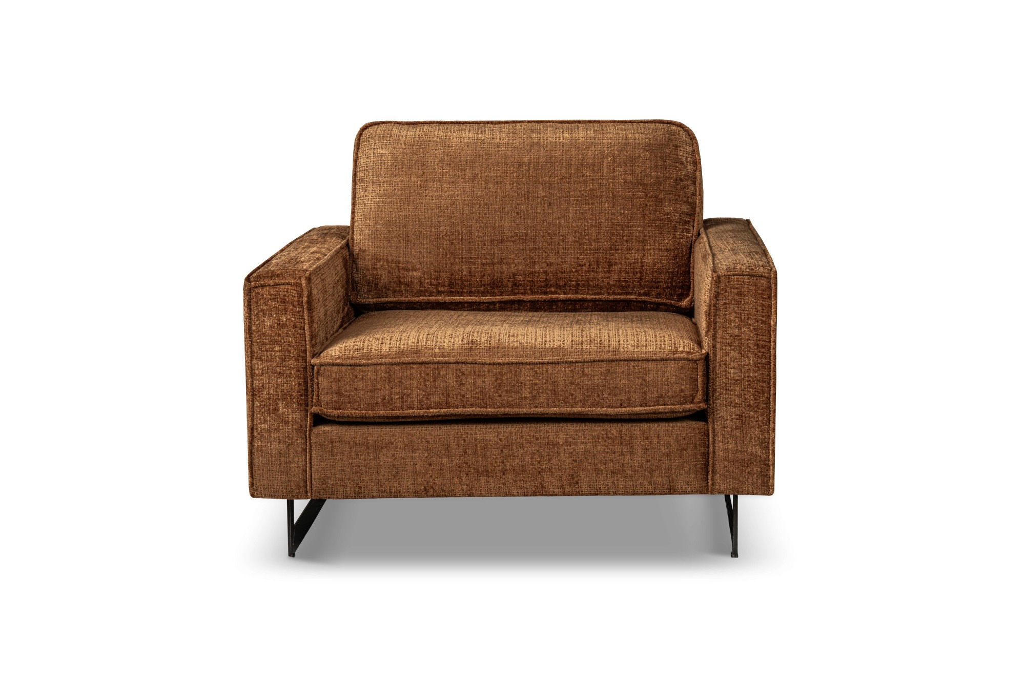Home affaire Loveseat "Pinto 105 cm, Cord, Chenille, Lederoptik" mit Keder, günstig online kaufen