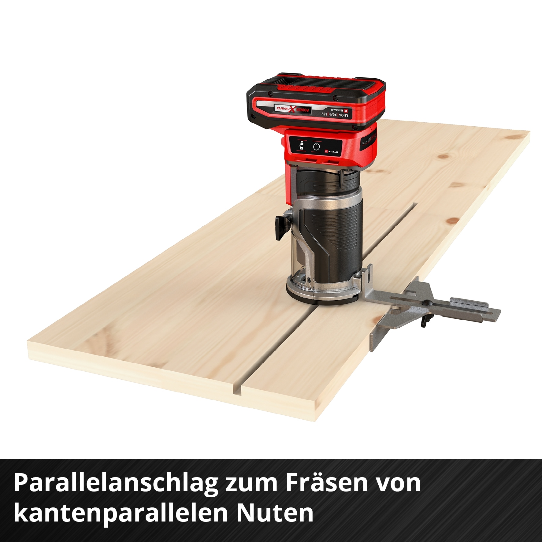 Einhell Akku-Fräse »TP-ET 18 Li BL - Solo«, Kantenfräse ohne Akku und Ladegerät