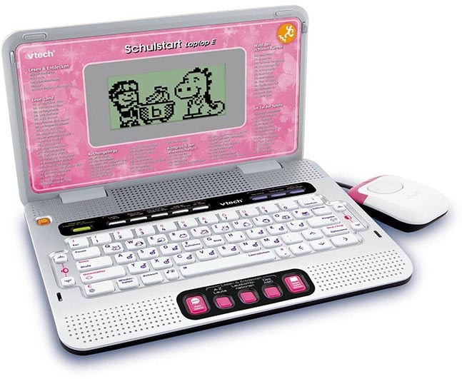 Vtech® Kindercomputer »School & Go, Schulstart Laptop E - pink«