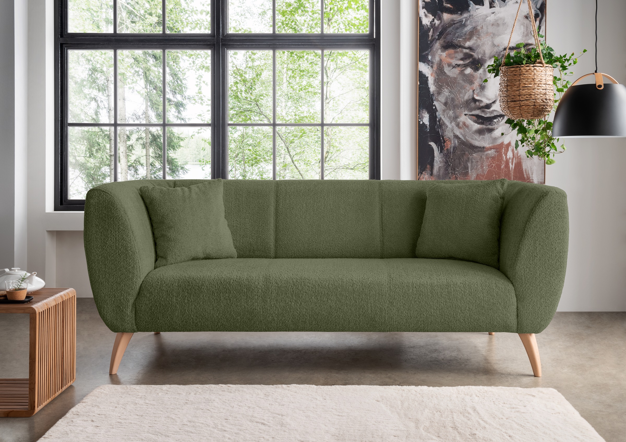 INOSIGN Polstergarnitur »Colori«, (Set, 2 tlg., 3-Sitzer und 2-Sitzer), auch als Loveseat erhältlich