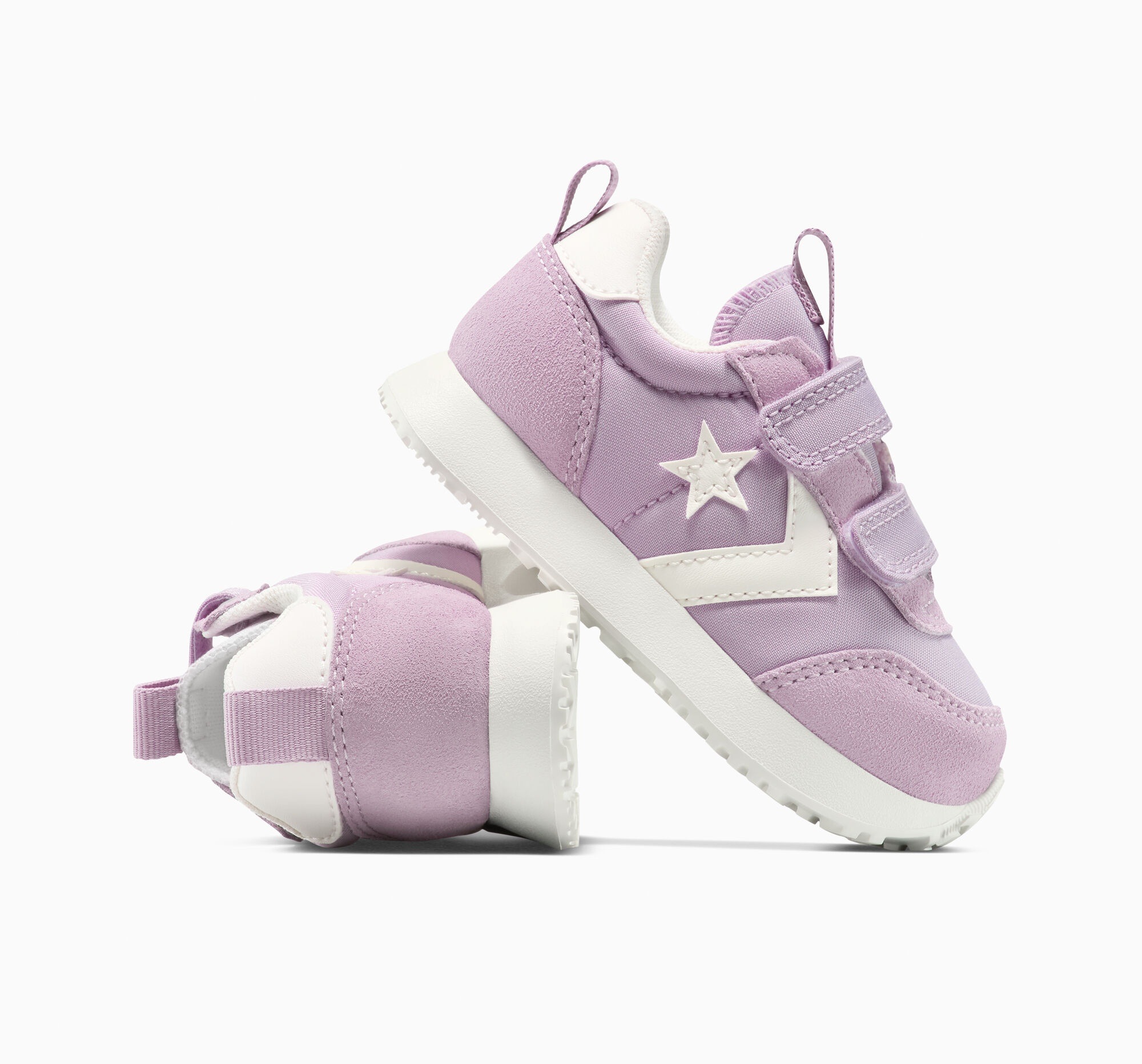 Sneaker CONVERSE "CONVERSE OMEGA TRAINER 2V", Damen, Gr. 23, altitude lila, vintage weiß, schwarz, Textil, Schuhe Sneaker 2
