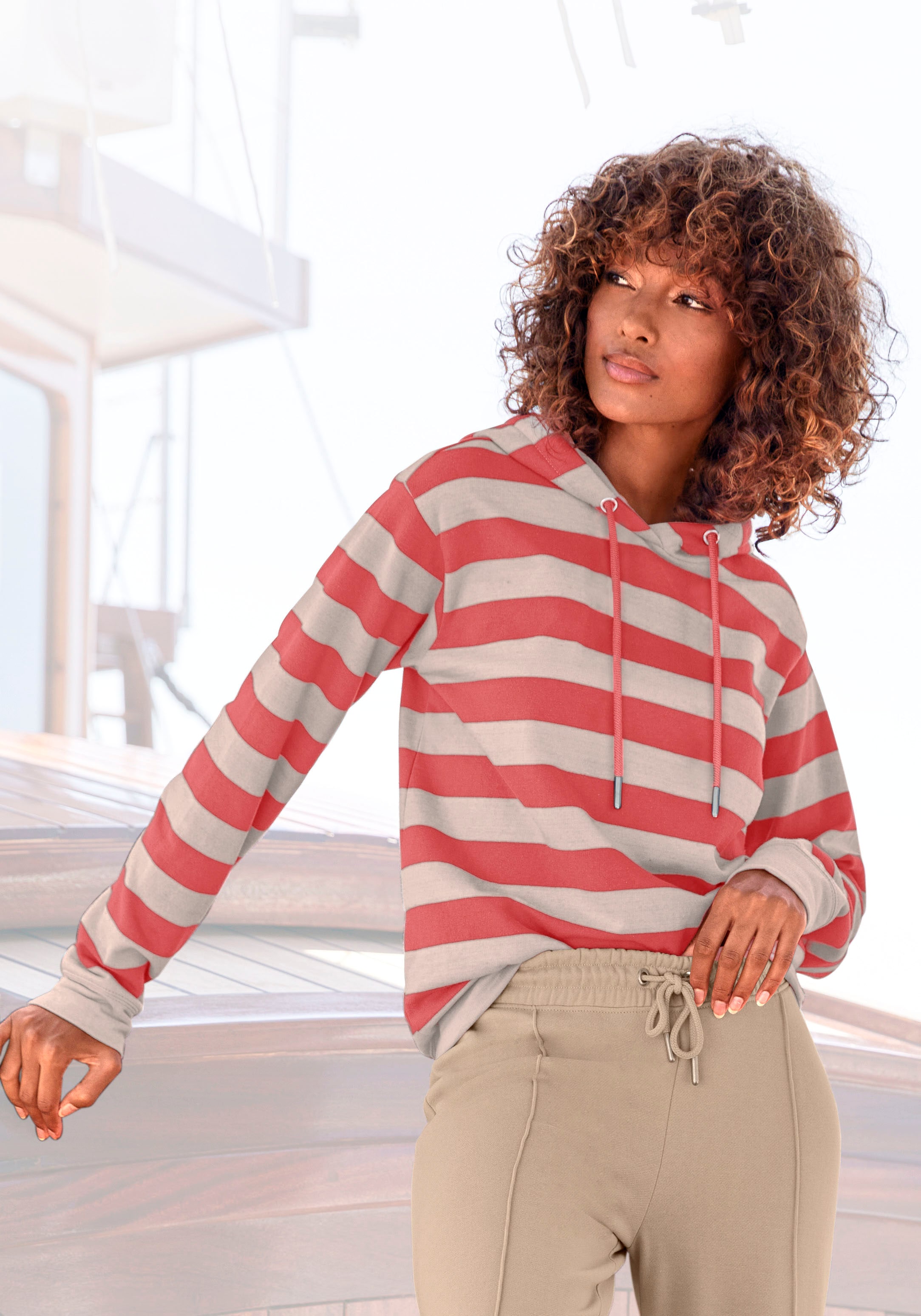 H.I.S | Stil, Loungewear BAUR maritimen im Kapuzensweatshirt, bestellen