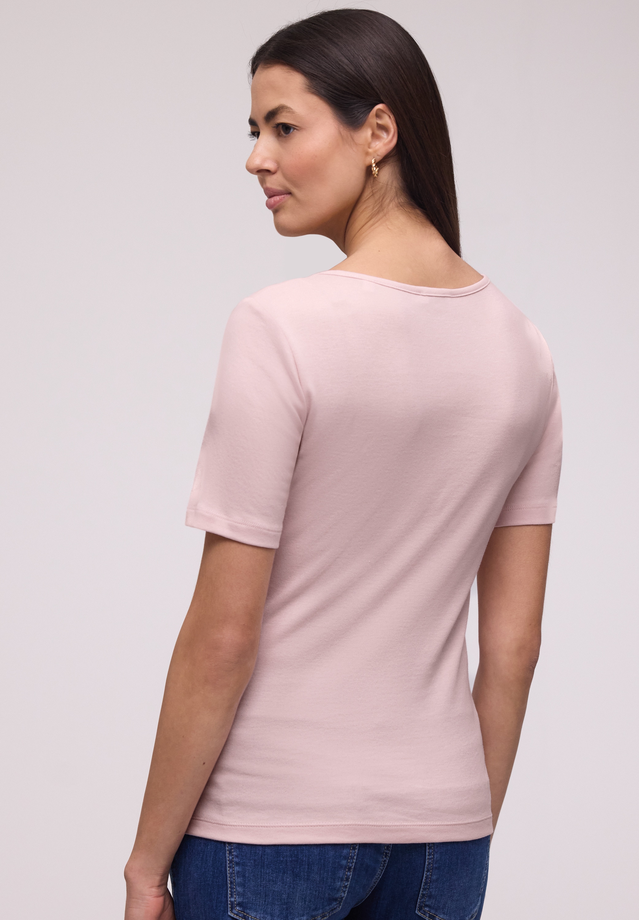 STREET ONE T-Shirt im soften Baumwoll-Mix