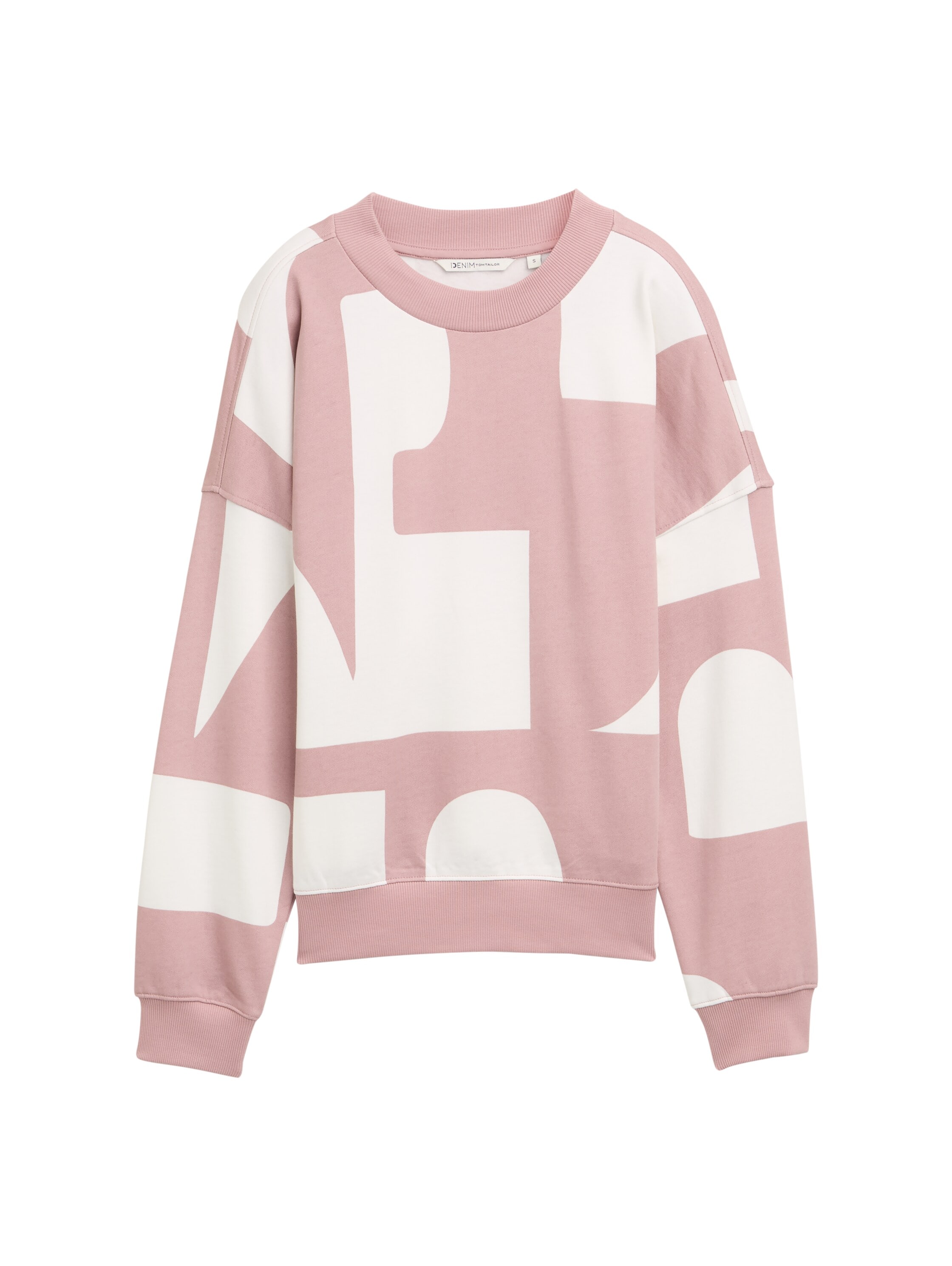 TOM TAILOR Denim Sweatshirt, mit All-Over Print günstig online kaufen