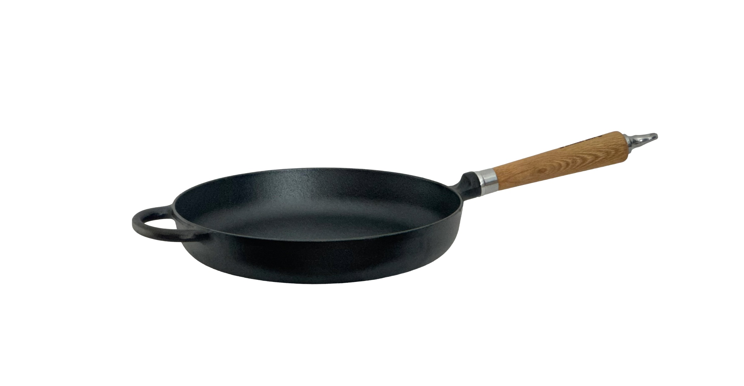 Ronneby Bruk Bratpfanne "Maestro, hoch, Ø 28 cm, mit Holzgriff" Gusseisen 1 tlg.