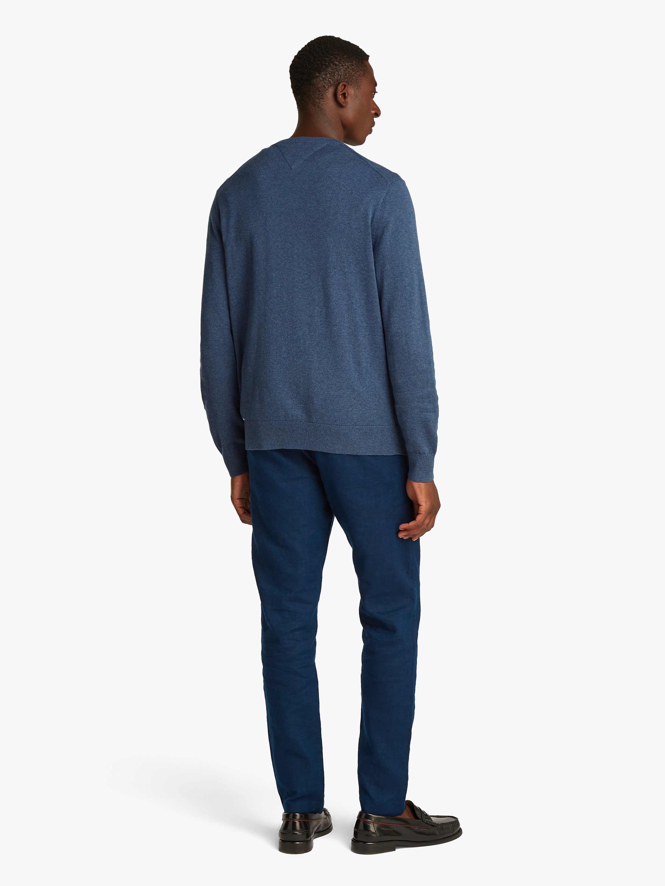 Tommy Hilfiger Strickpullover »ESSENTIAL COTTON V NECK«
