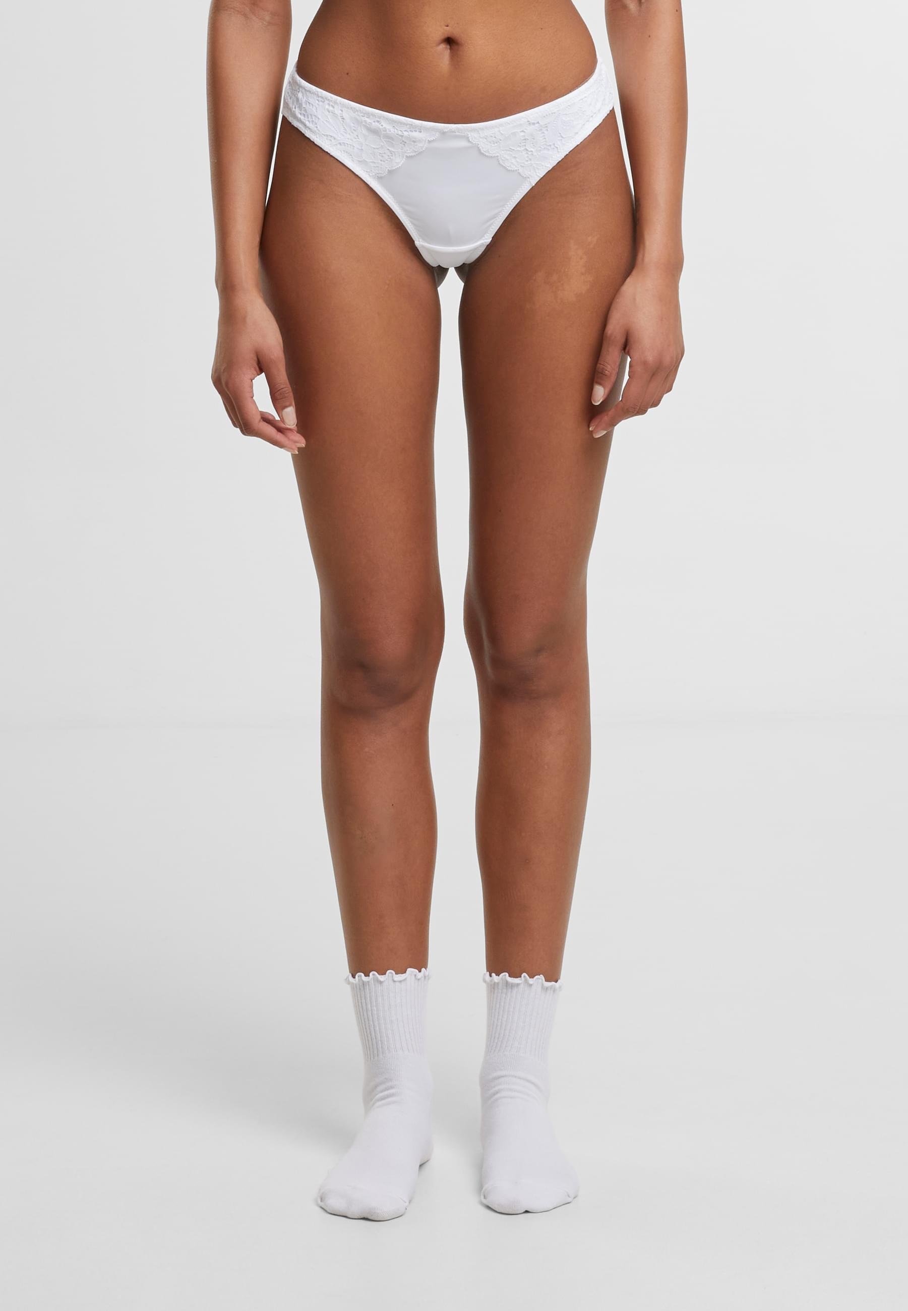 URBAN CLASSICS Panty »Urban Classics Ladies Lace Tanga 2-Pack«
