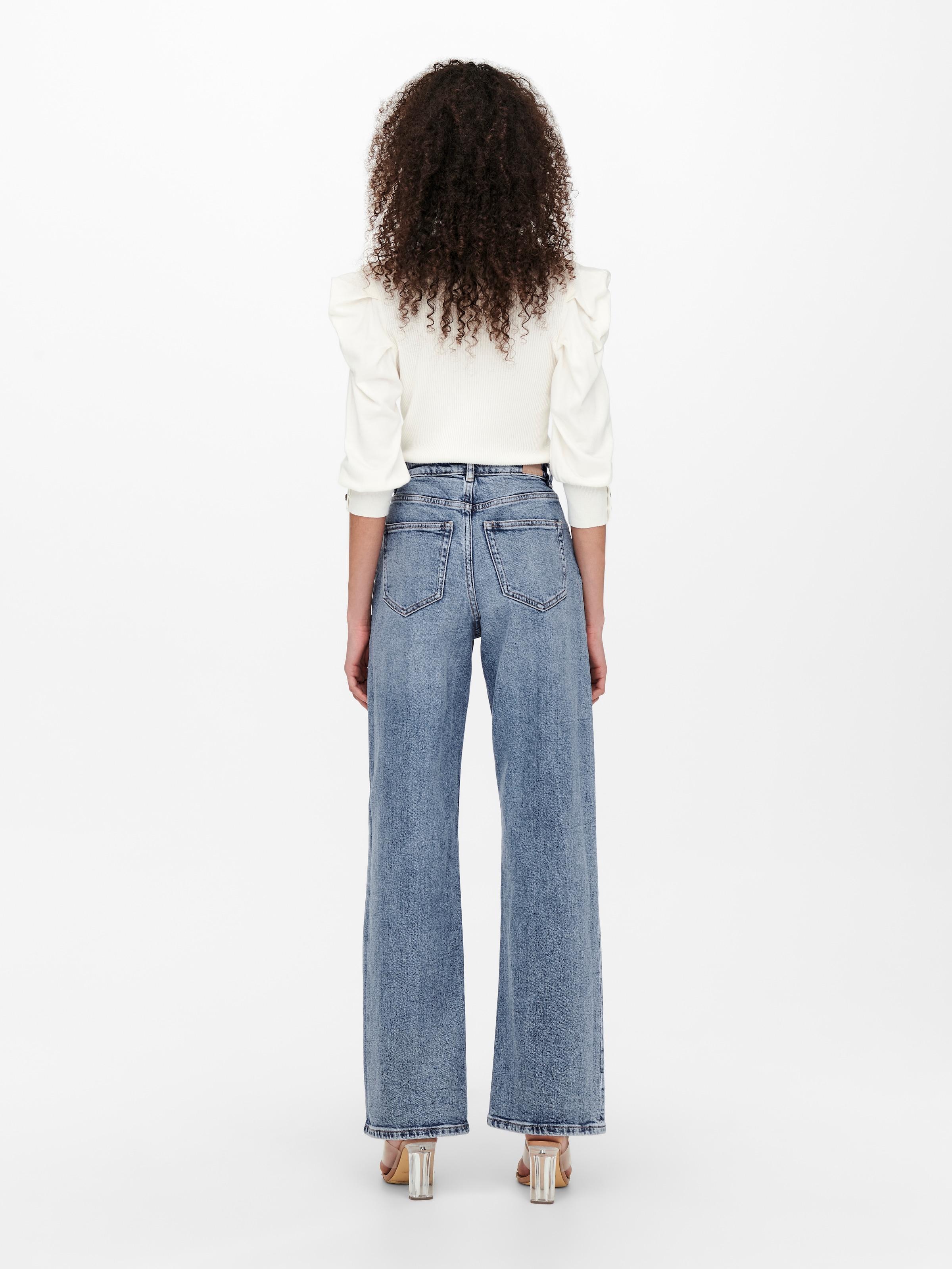 ONLY High-waist-Jeans »ONLJUICY HW WIDE LEG«