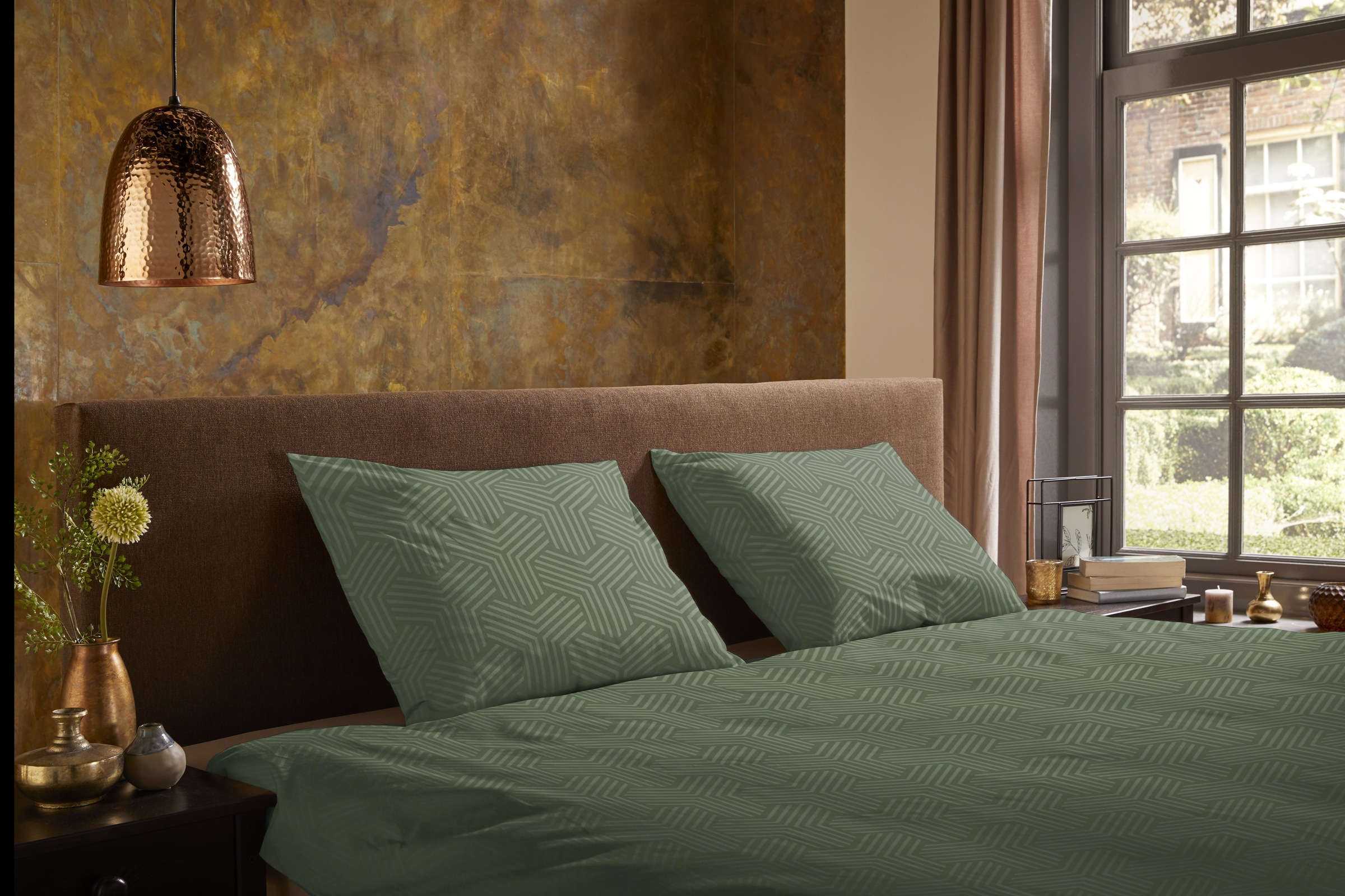 PURE luxury collection Wendebettwäsche »Groningen« 2 Mikrofaser, Pflegeleicht, Reißverschluss, Wende, 3D, uni muster, weich