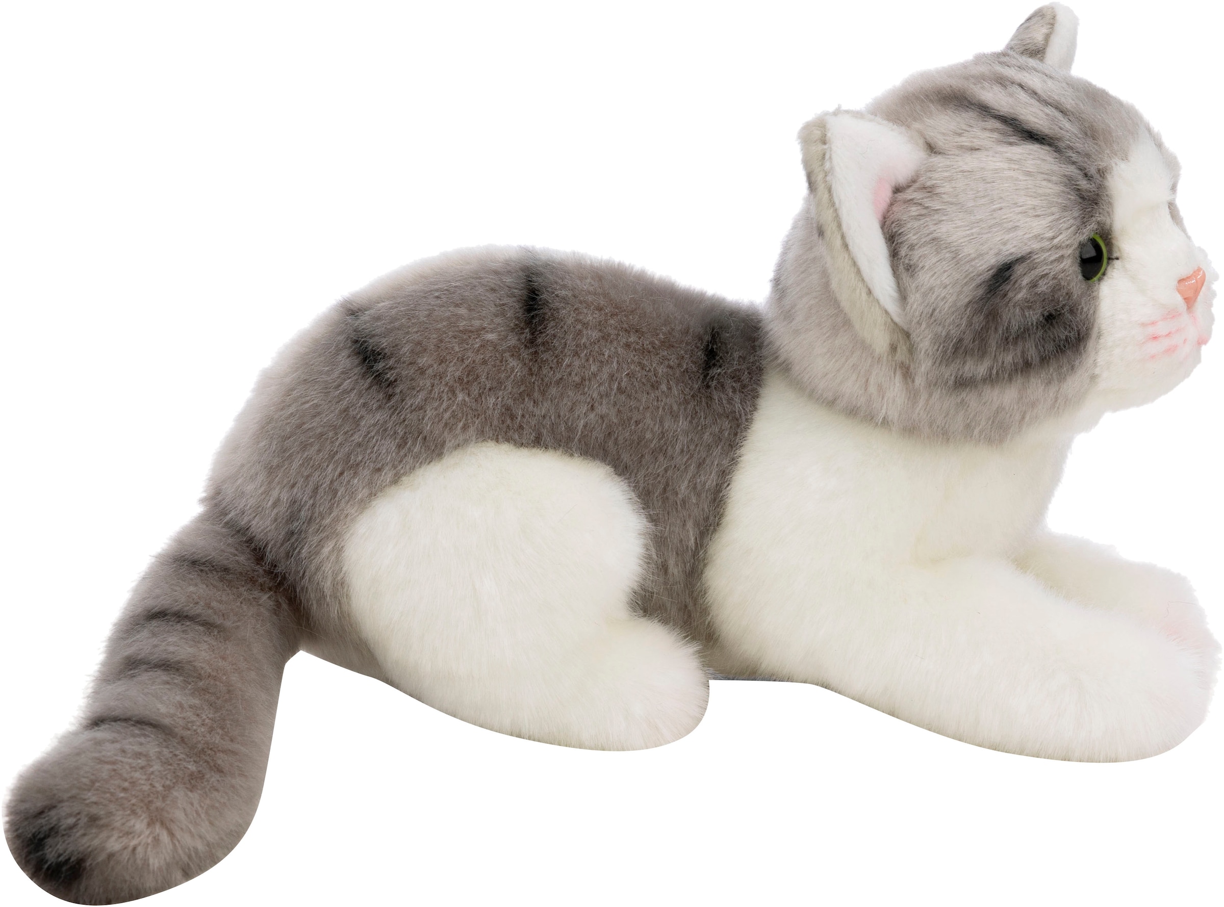 Nici Kuscheltier »Lifelike, Katze, 20 cm«, enthält recyceltes Material (Global Recycled Standard)