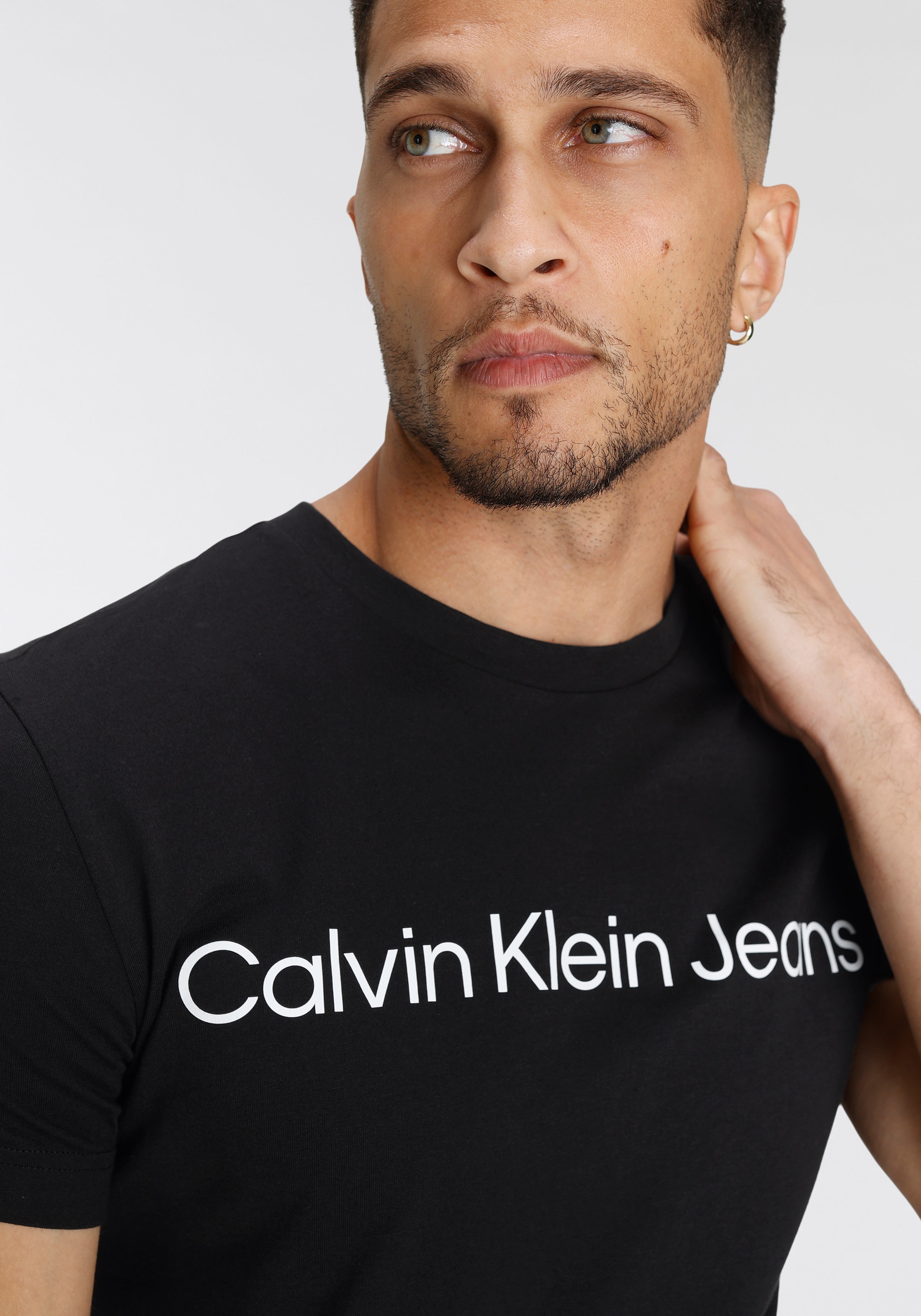 Thumbnail - Calvin Klein Jeans T-Shirt "CORE INSTITUTIONAL LOGO SLIM TEE" mit logo-Schriftzug
