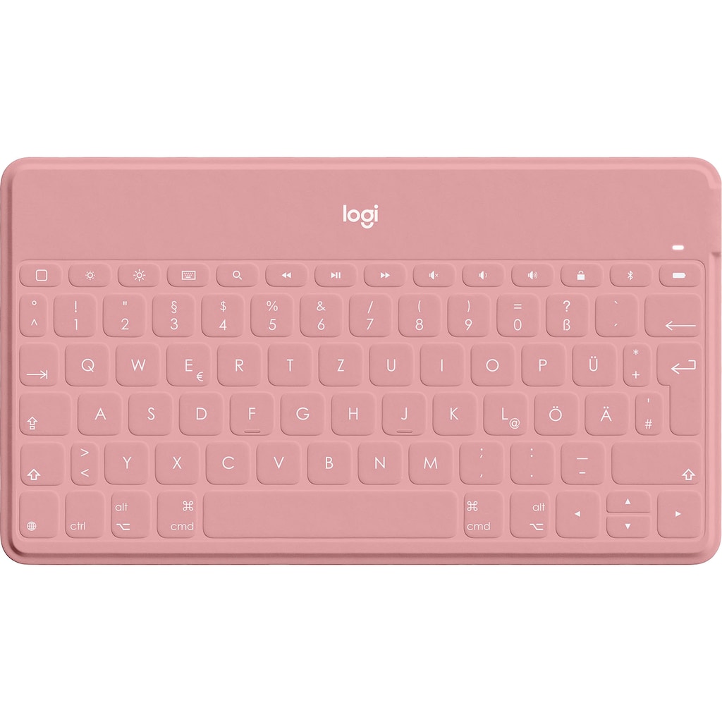 Logitech Apple-Tastatur »Keys-To-Go«, (iOS Sondertasten-Multimedia-Tasten-Lautstärkeregler-USB-Anschluss)