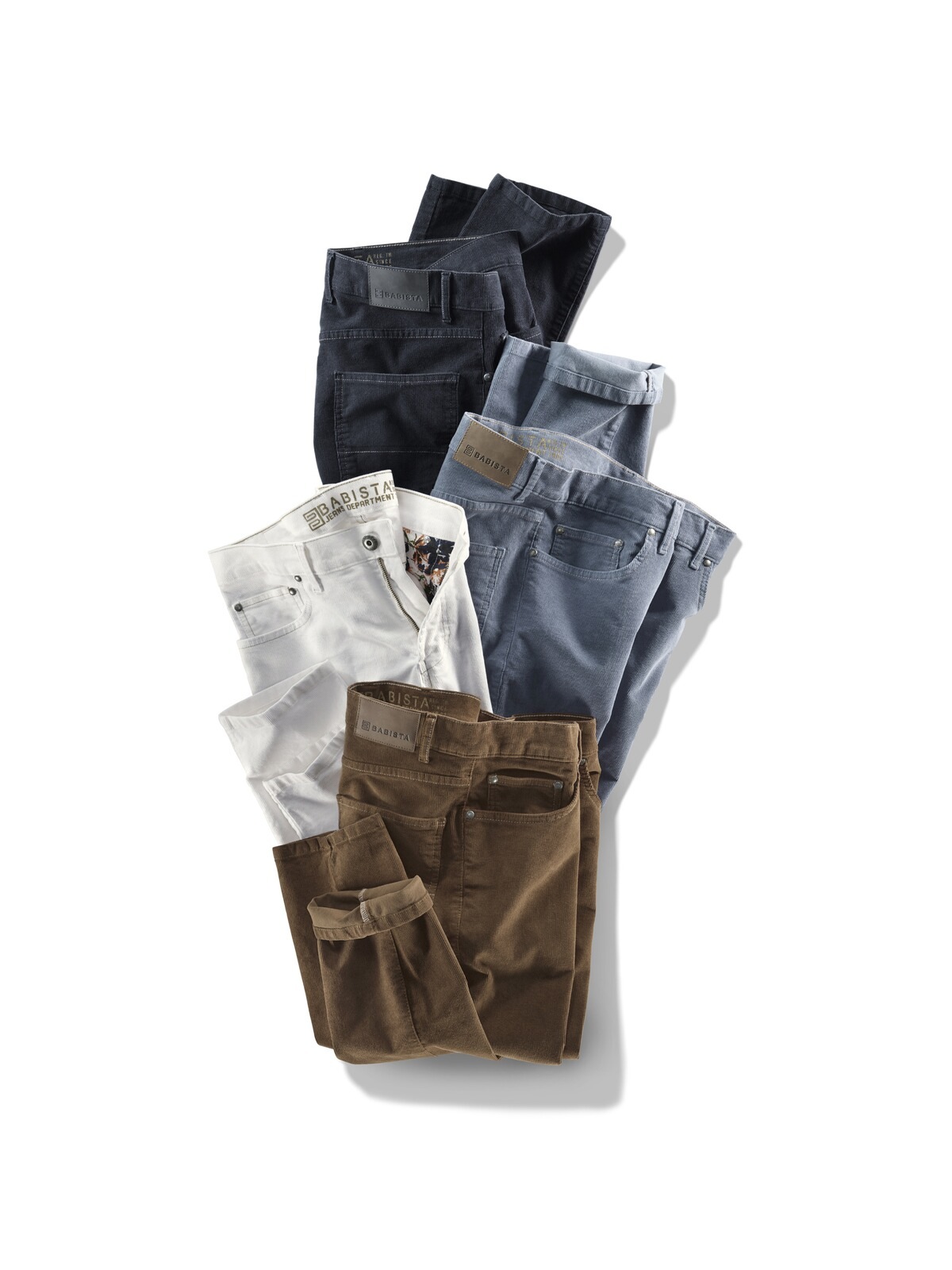 Babista 5-Pocket-Hose »Hose VESTAVERDE«, (1 tlg.), aus weichem Cord